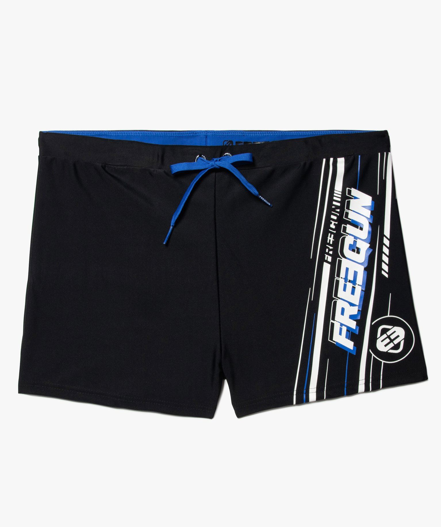 shorty de bain homme avec inscriptions freegun noir maillots de bain