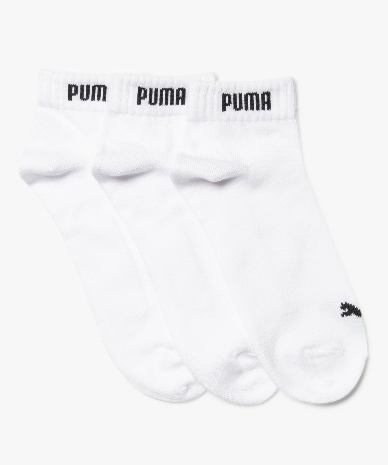 chaussettes homme special sport tige courte (lot de 3) - puma blanc