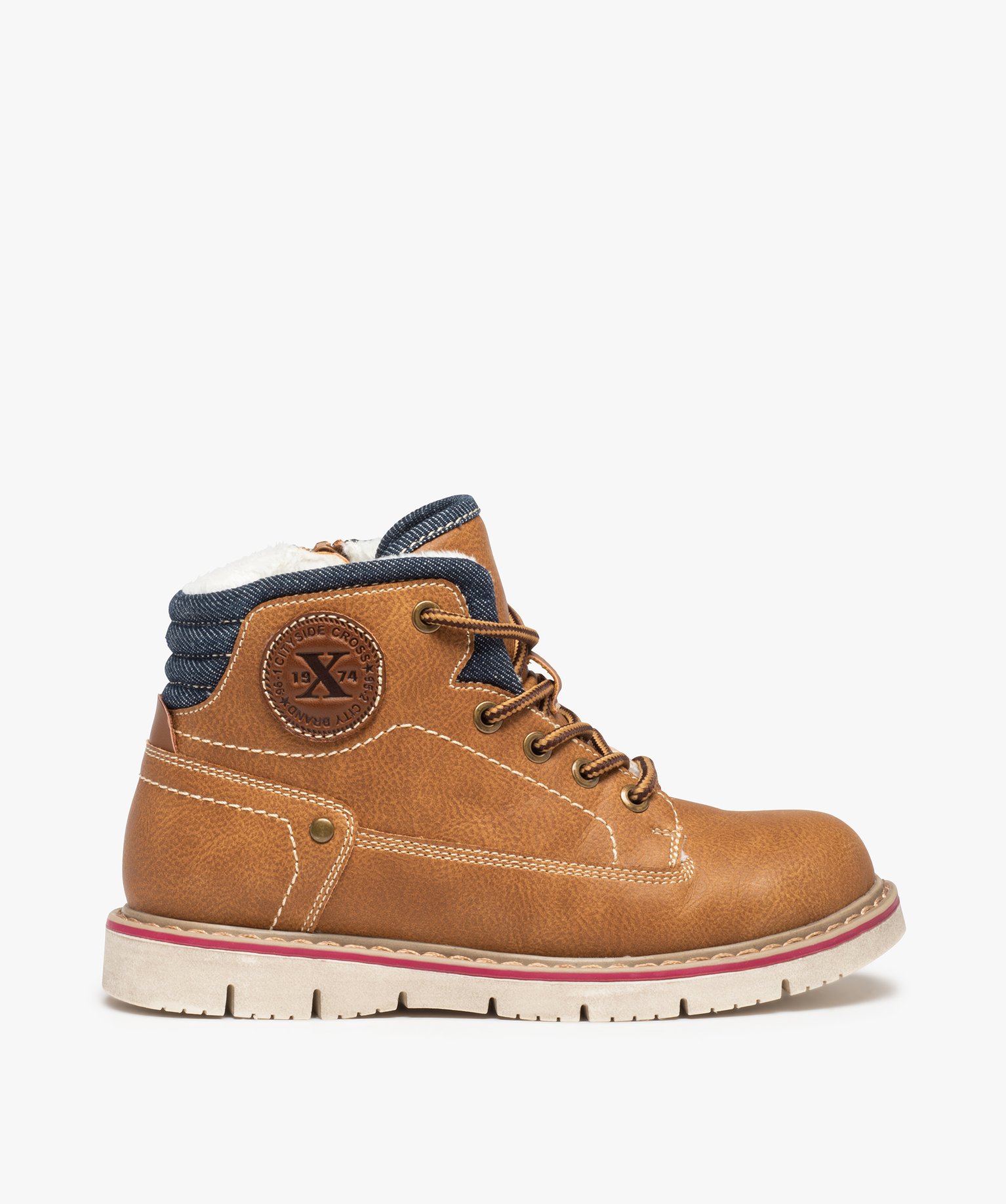 Boots cheap garçon fourrées