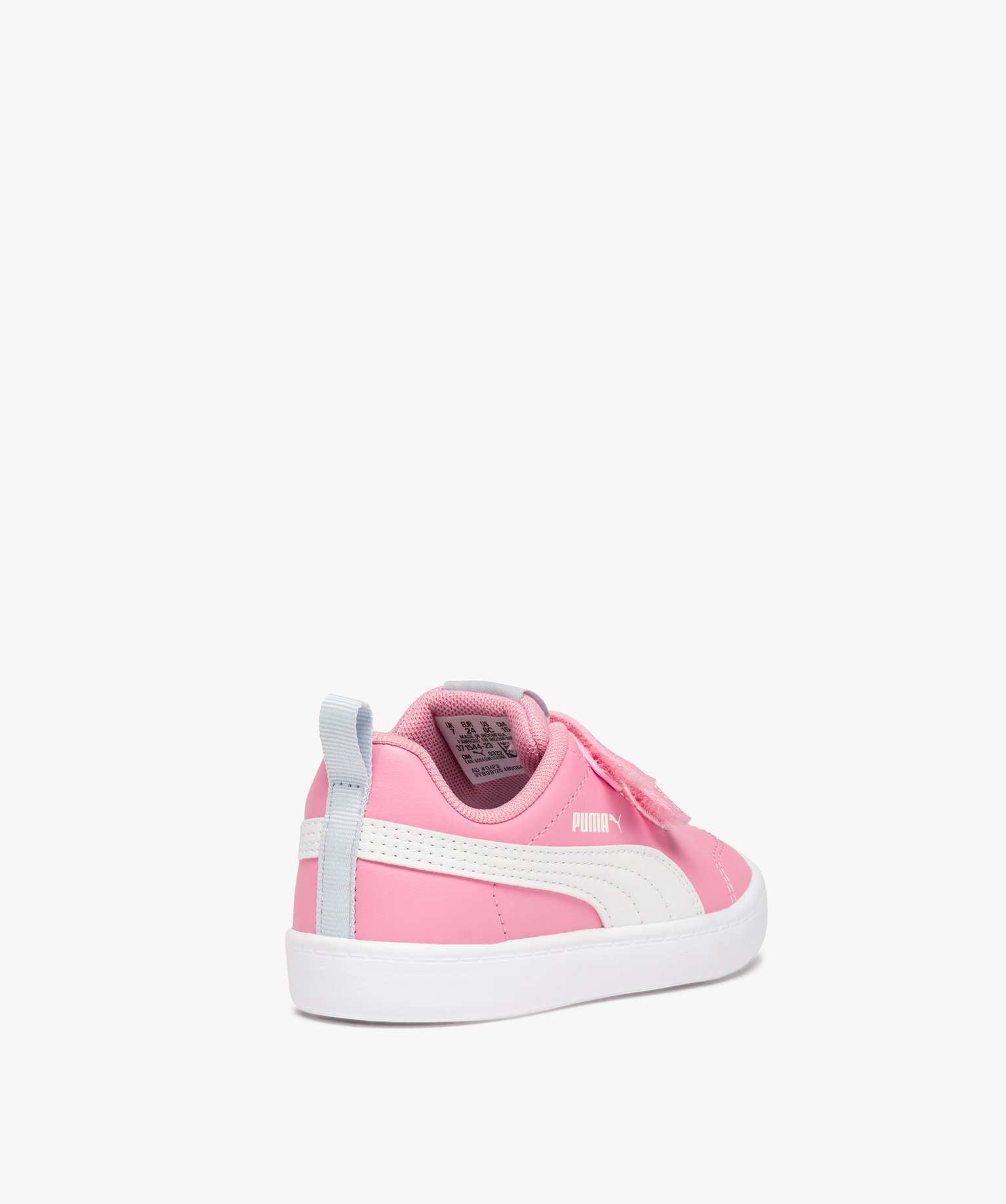 BASKET BEBE FILLE ROSE PUMA COURTFLEX 