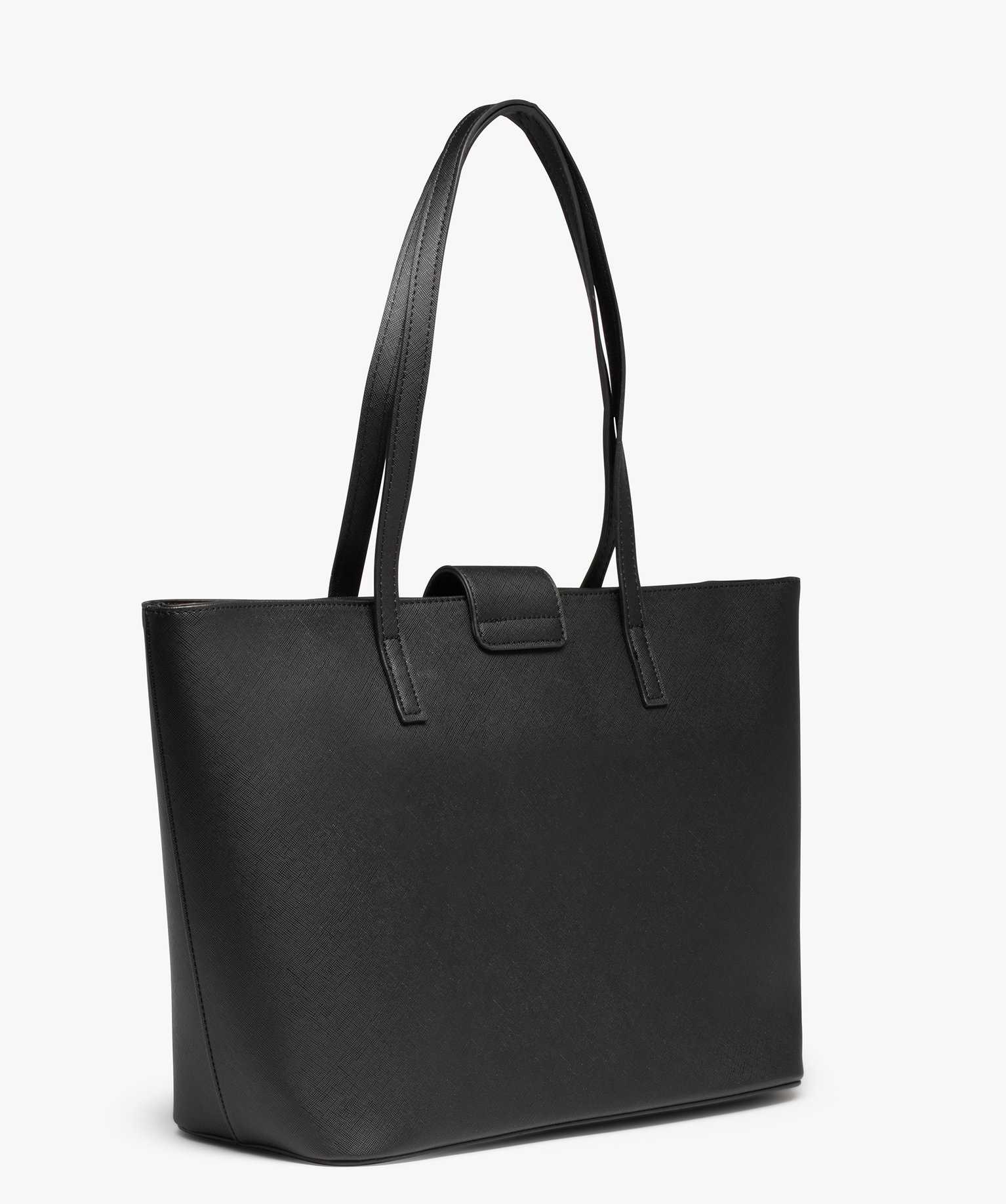sac cabas rigide en matiere texturee femme noir cabas - grand volume femme