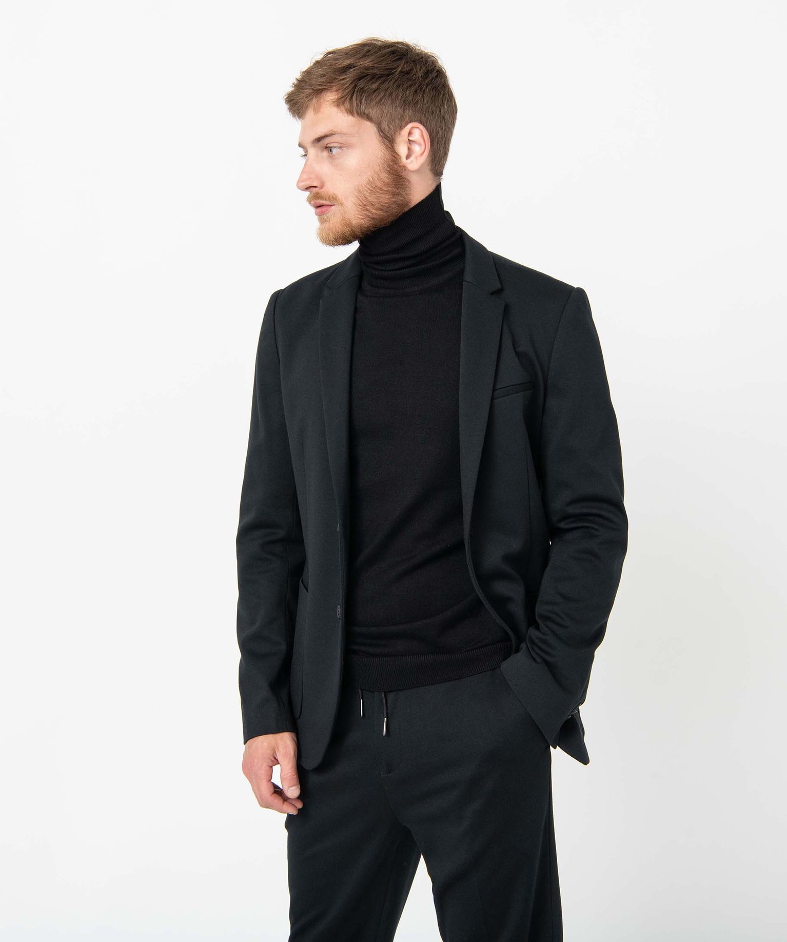 veste de costume homme en matiere stretch noir vestes de costume