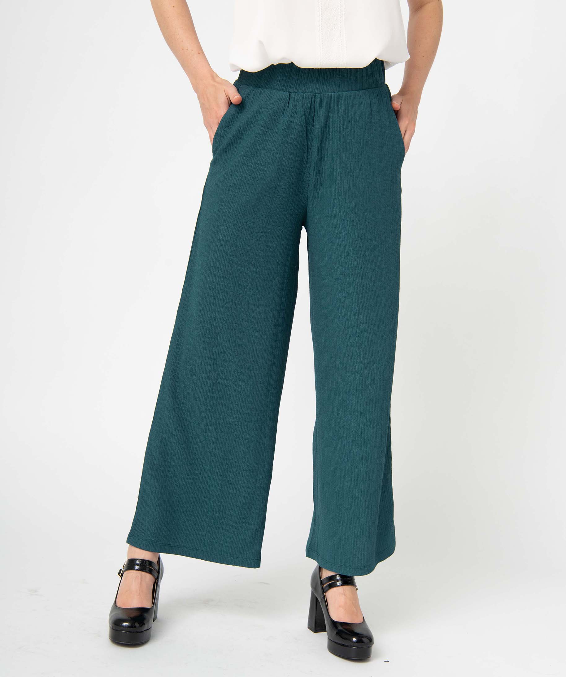 Pantacourt vert femme online