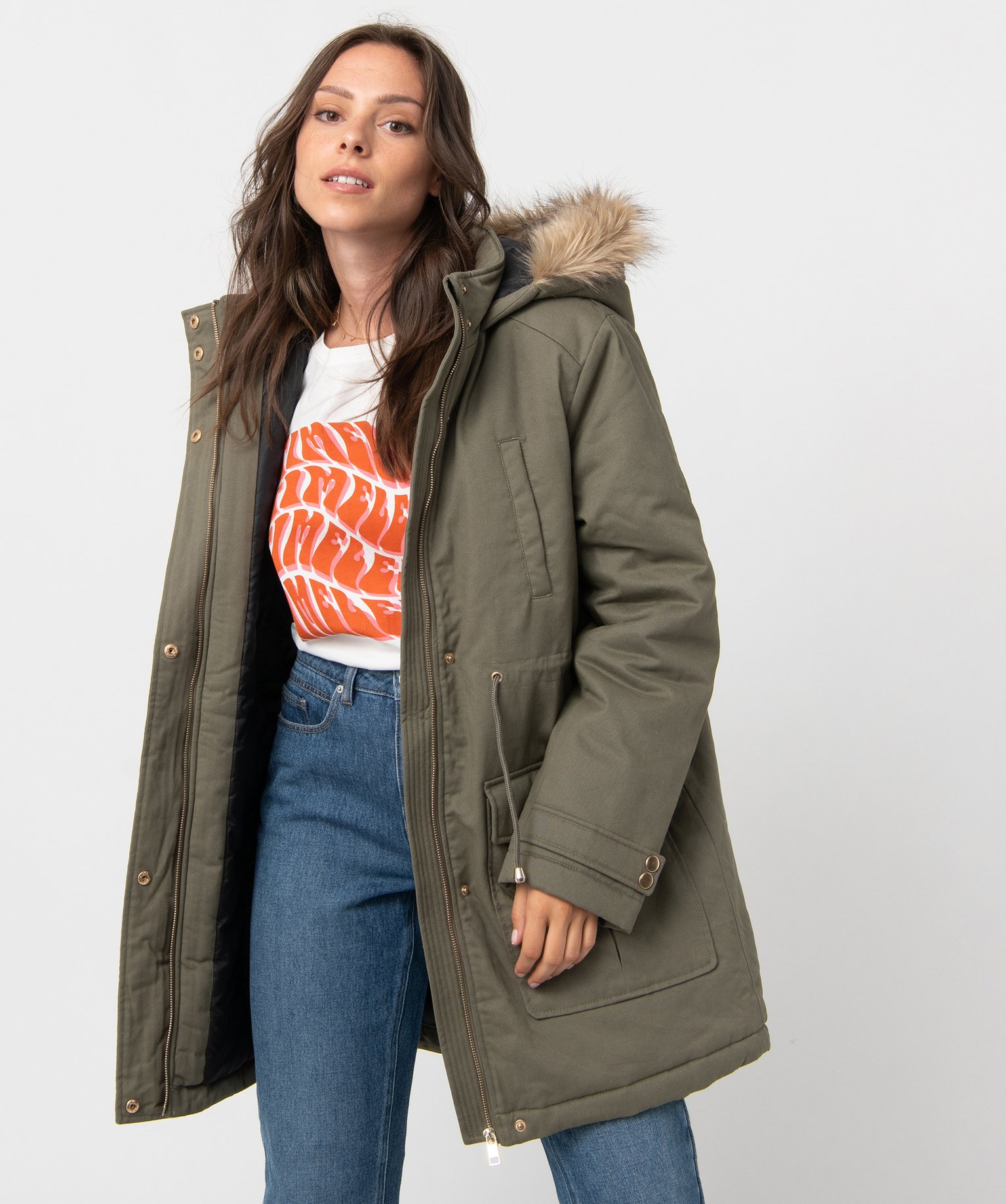 parka femme chez gemo