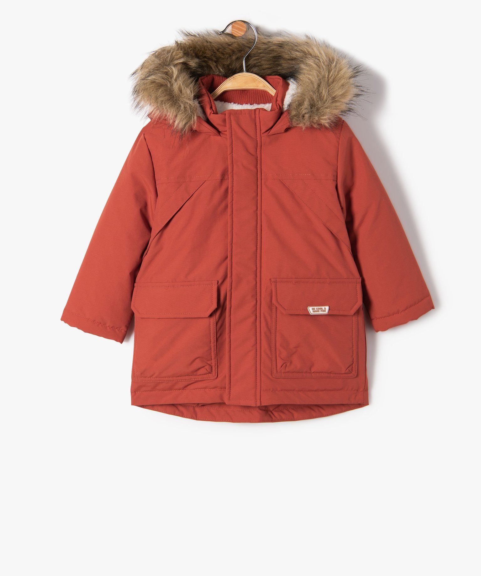 Manteau D'Hiver Enfant - Doudoune Parka à Capuche - Chaud Et Imperméable - Pour Ski Et Neige