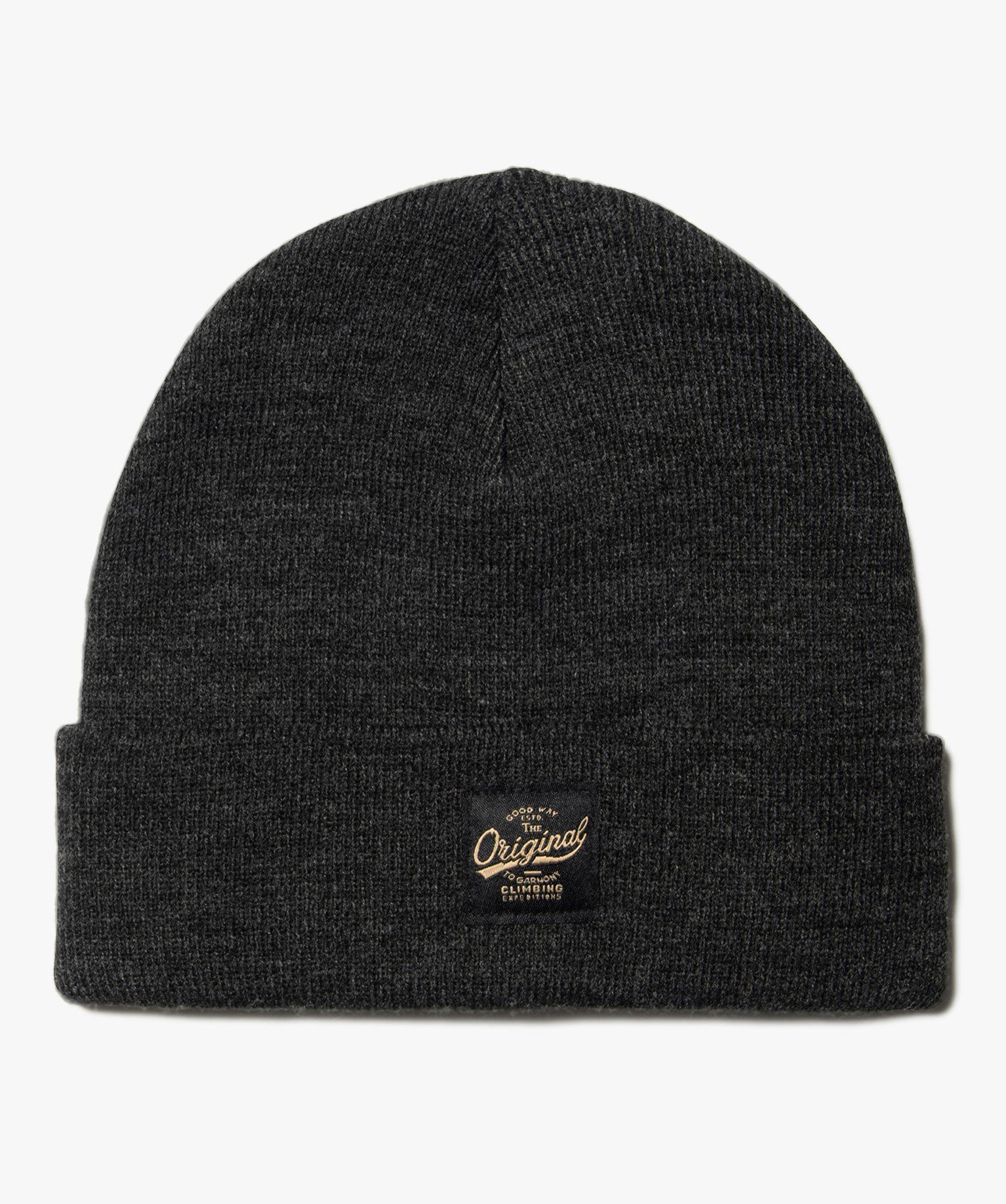 bonnet en maille avec large revers homme gris chapeaux casquettes et bonnets