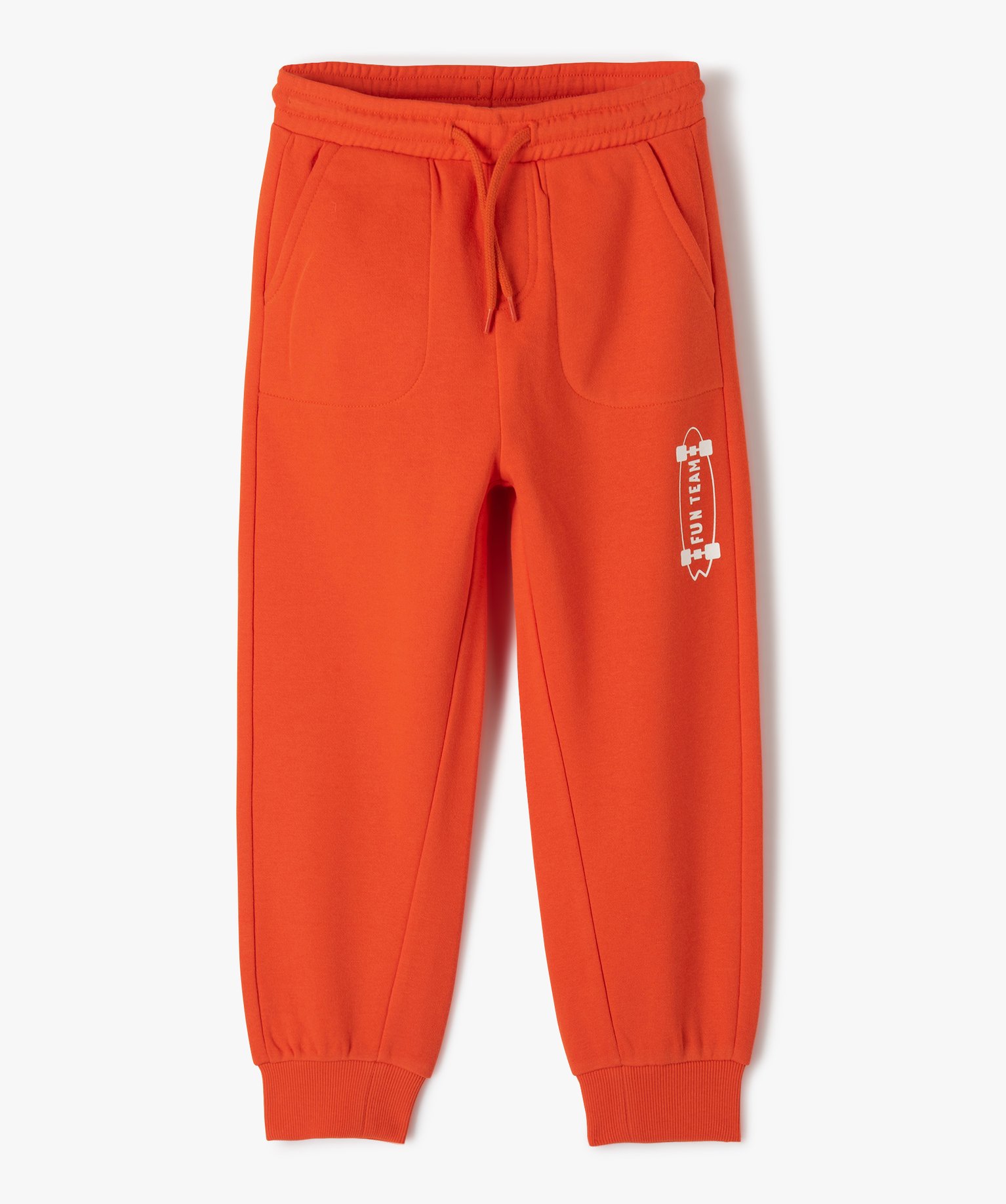 jogging garcon en molleton doux bleu pantalons garcon