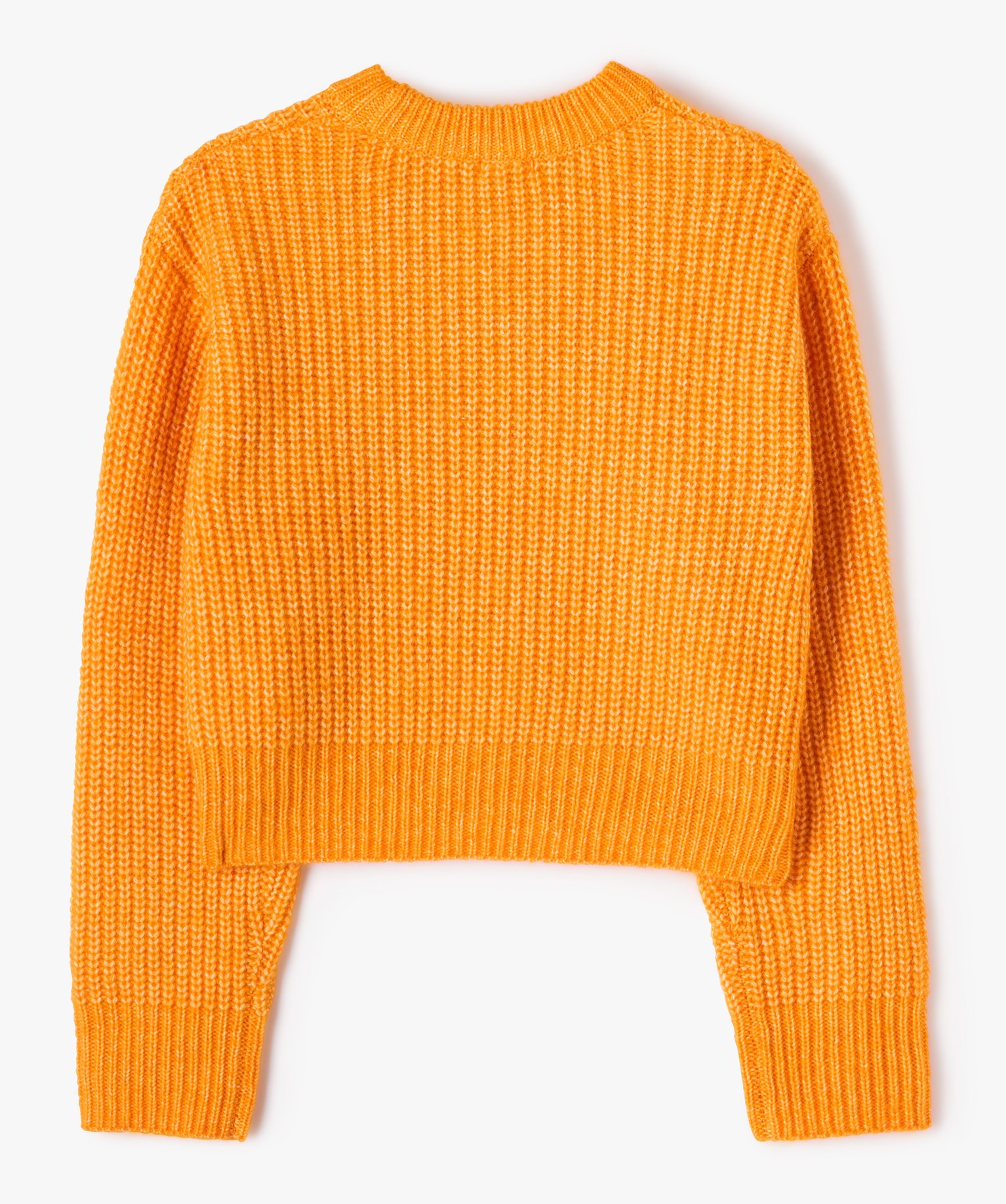 Pull orange fille sale