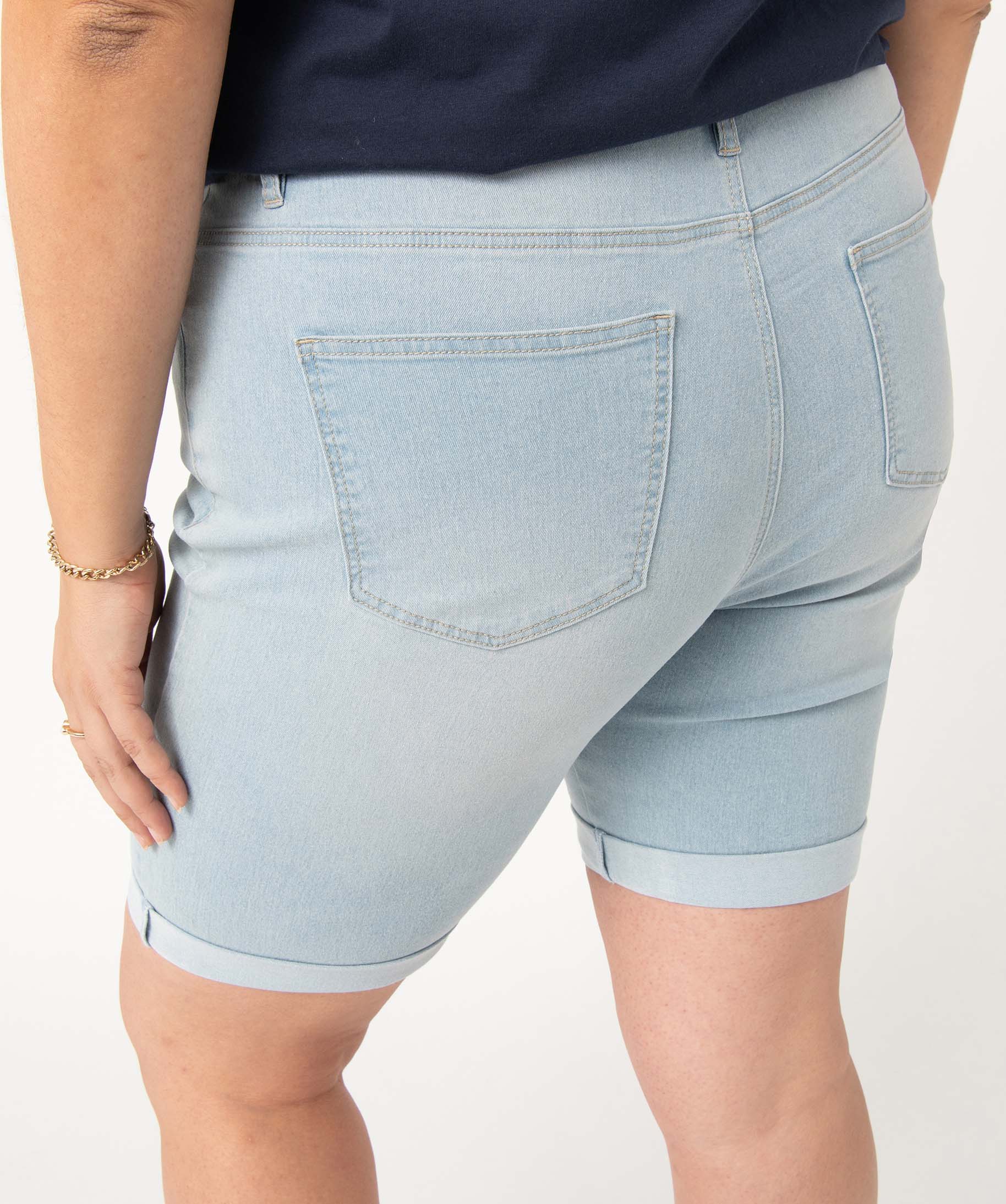 Bermuda jean femme grande taille hotsell