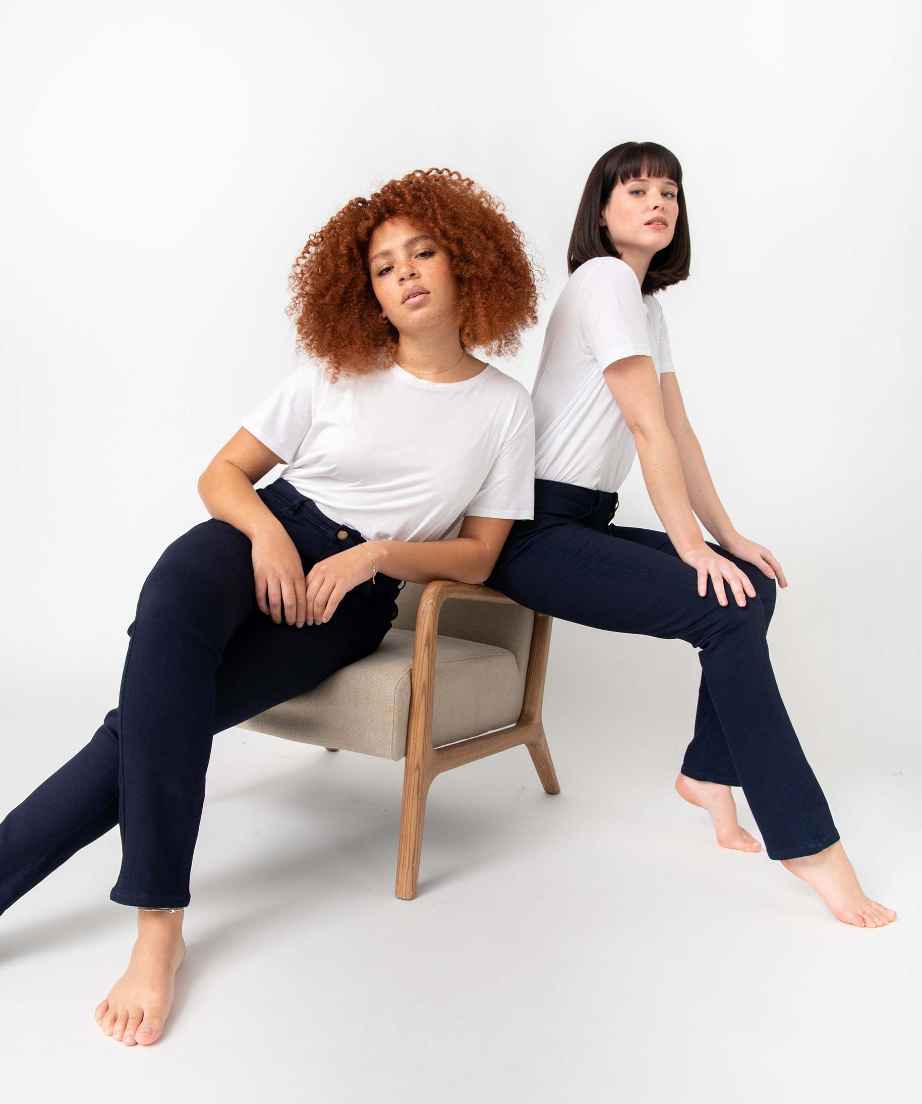 pantalon femme coupe regular taille normale bleu regular femme GEMO