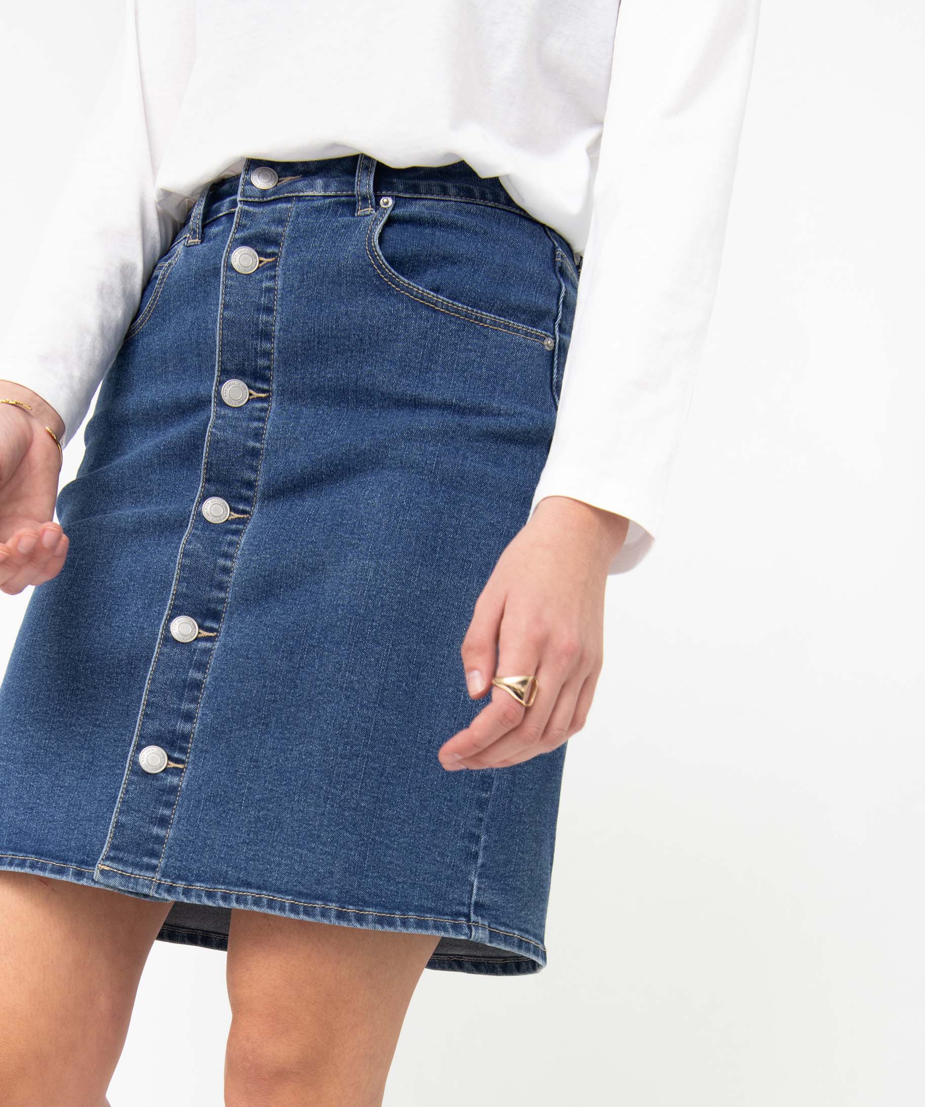 Jupe en jean gemo sale