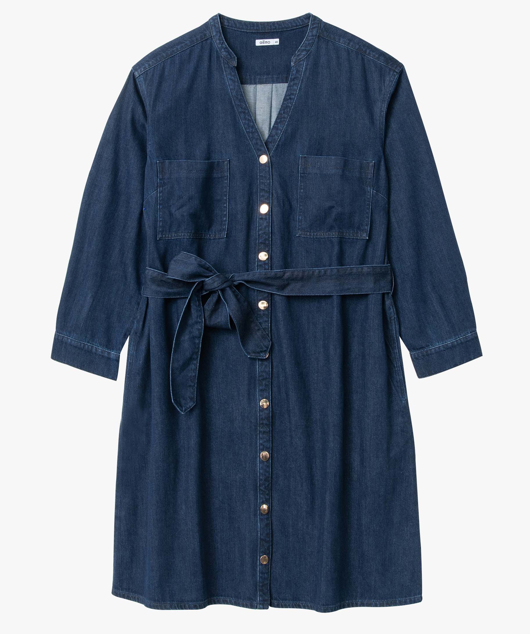 Robe en jean femme grande taille outlet