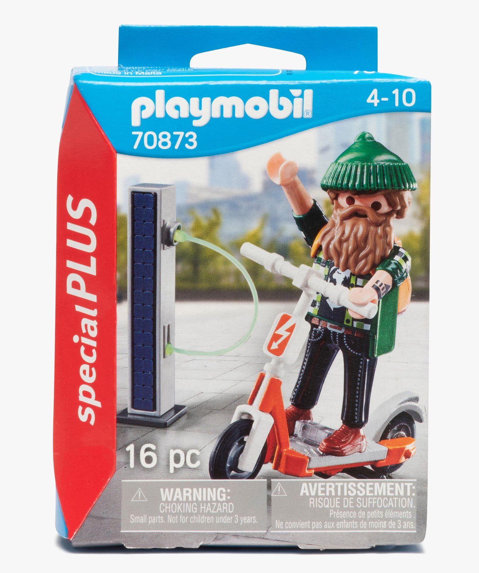 jeu figurine et trottinette - playmobil multicolore garcon