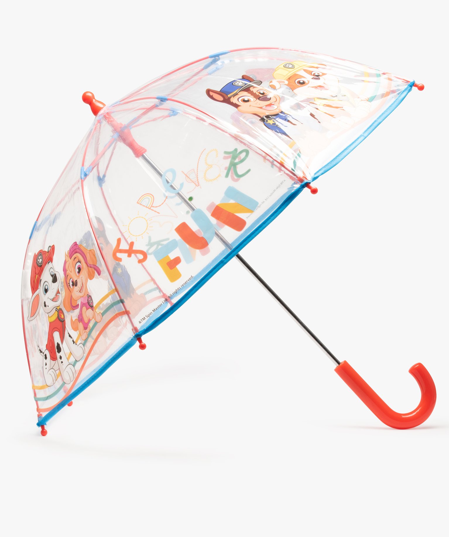 parapluie enfant a motifs - pat patrouille multicolore