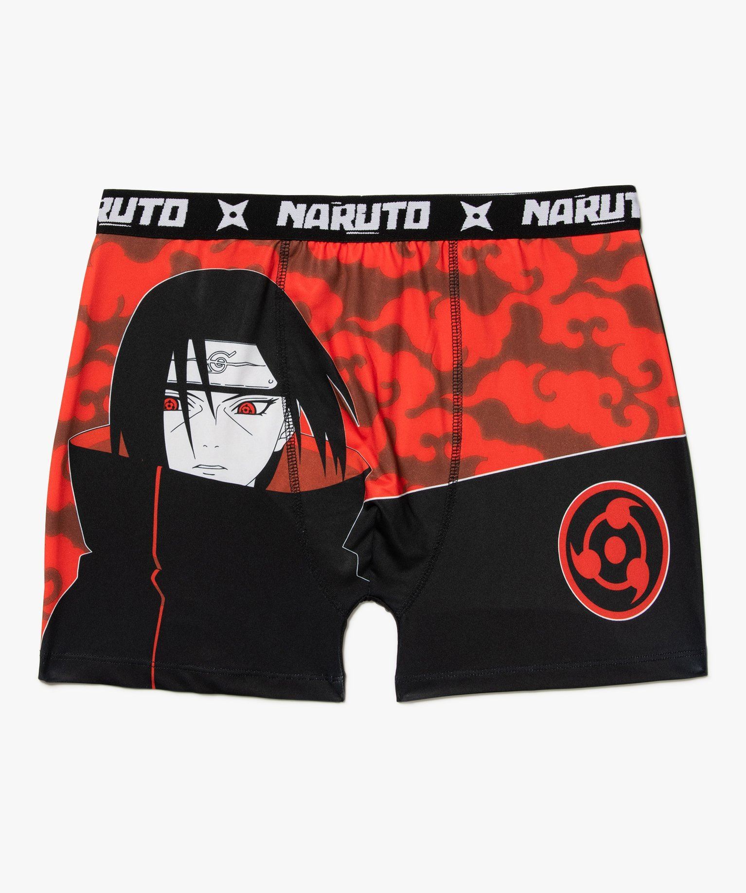boxer homme seconde peau imprime sasuke naruto blanc boxers et