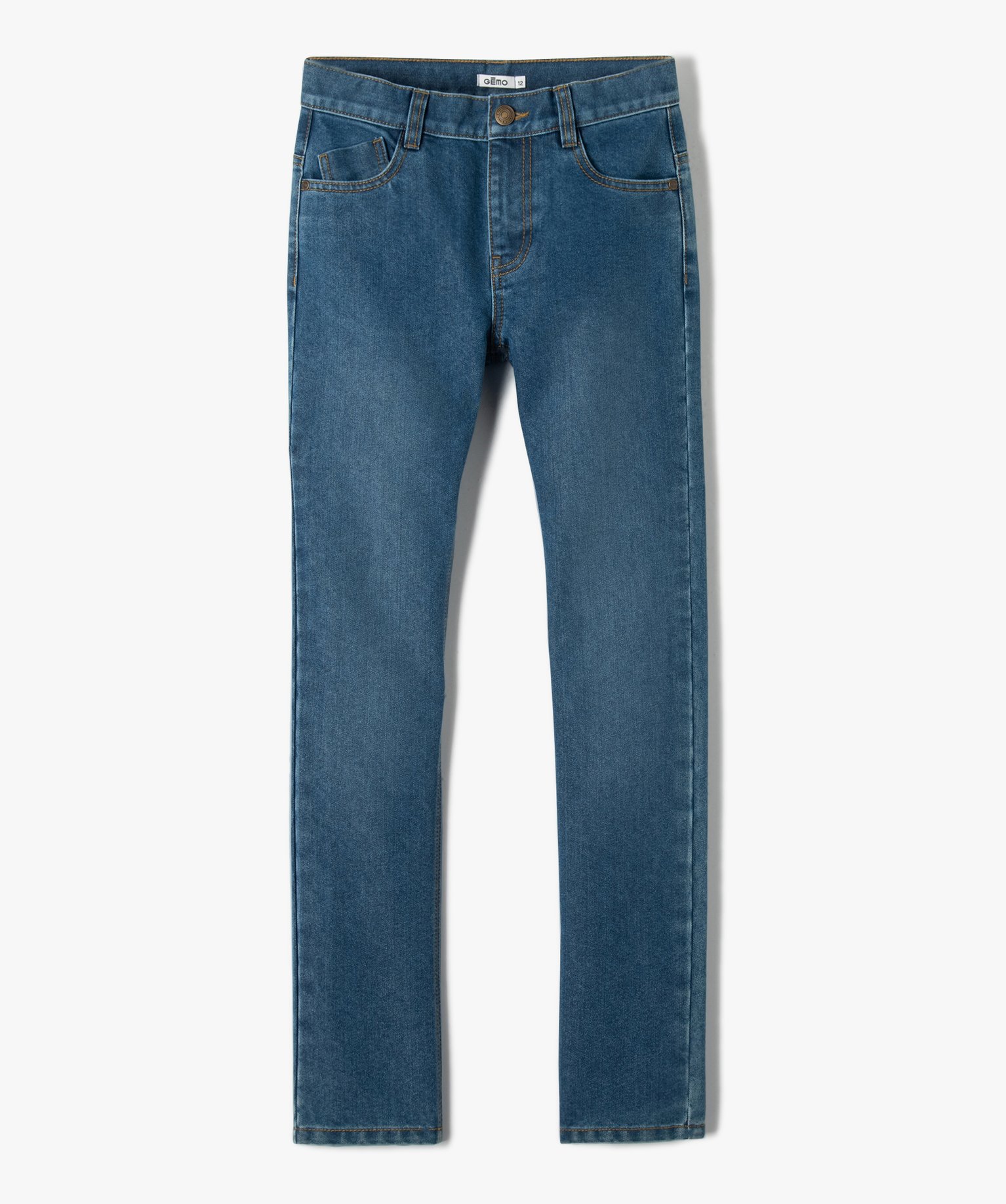 jean garcon coupe regular bleu jeans