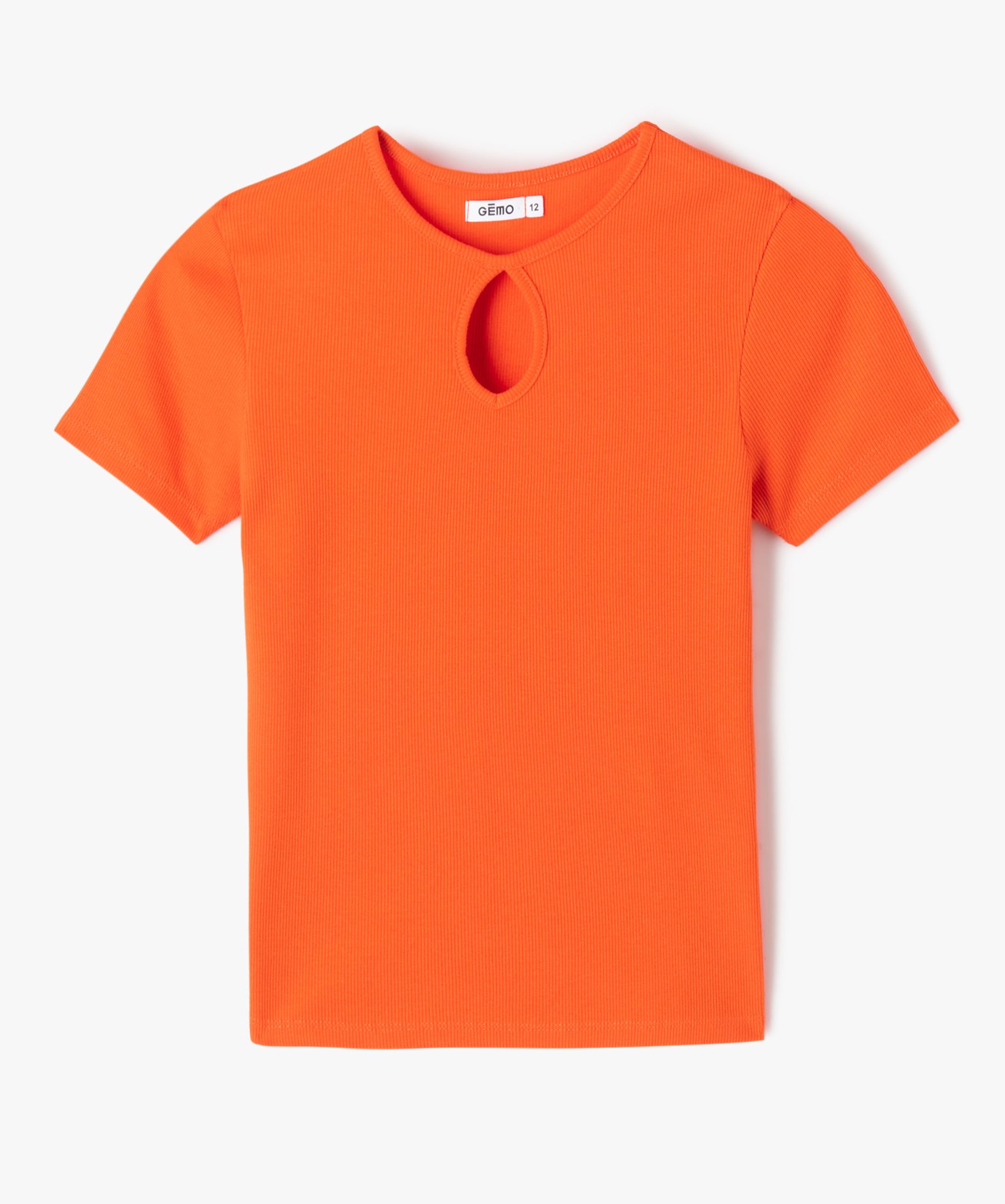 T shirt fille orange top
