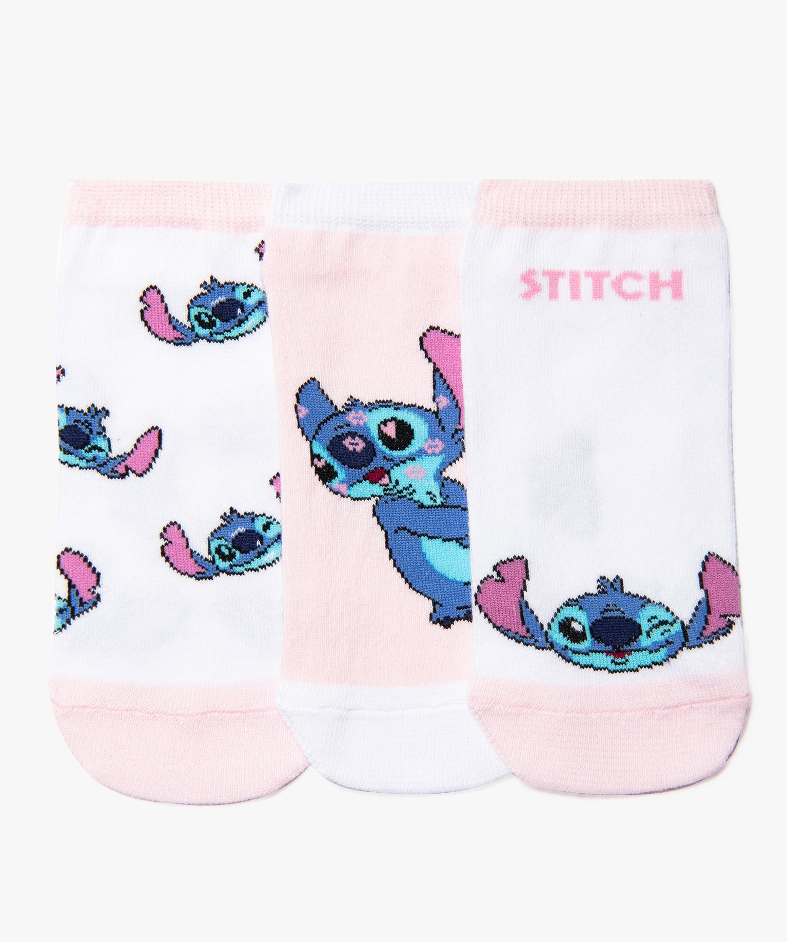 Disney - Lilo et Stitch - Lot de 3 paires de chaussettes