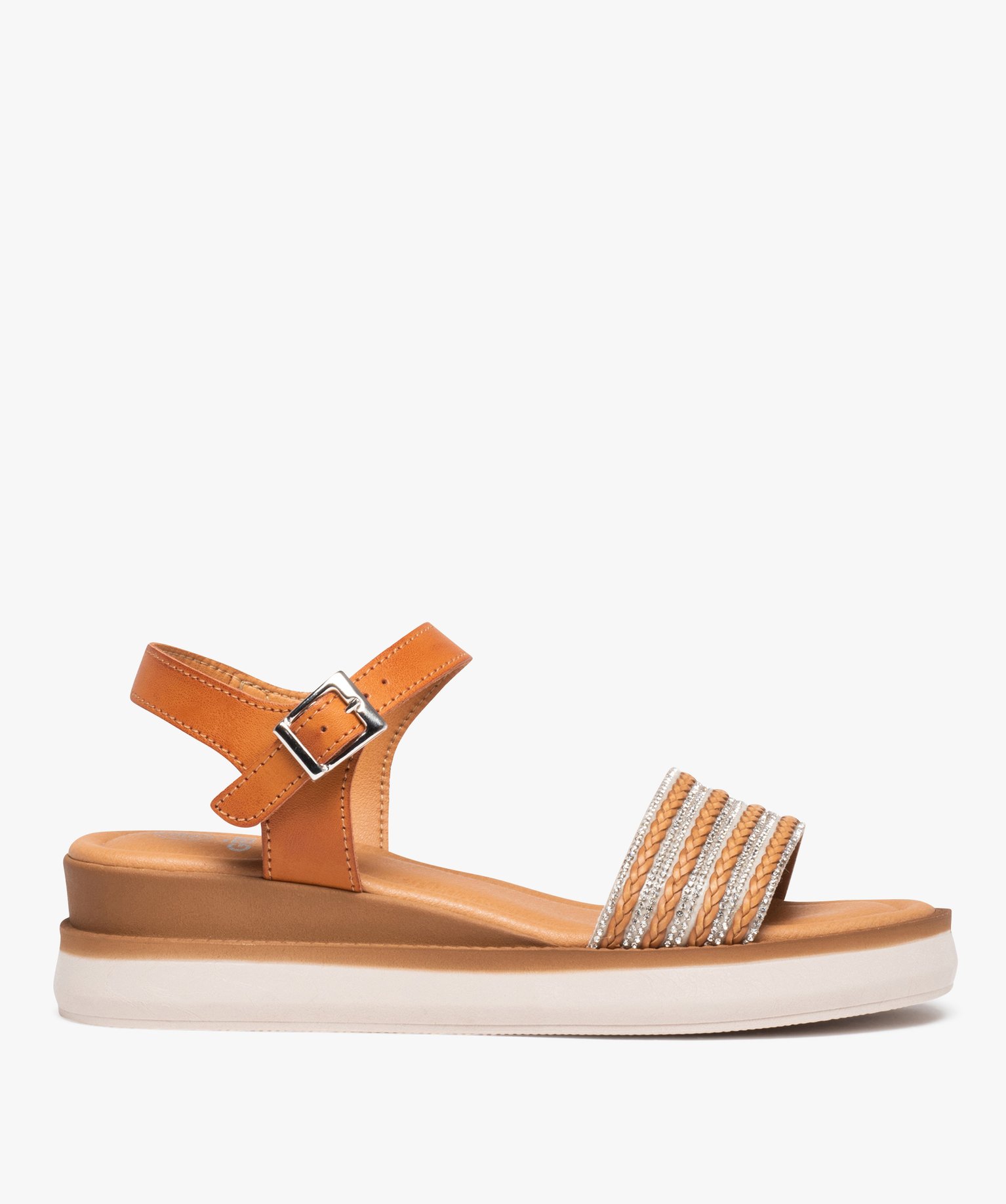Nu pied femme talon compense on sale