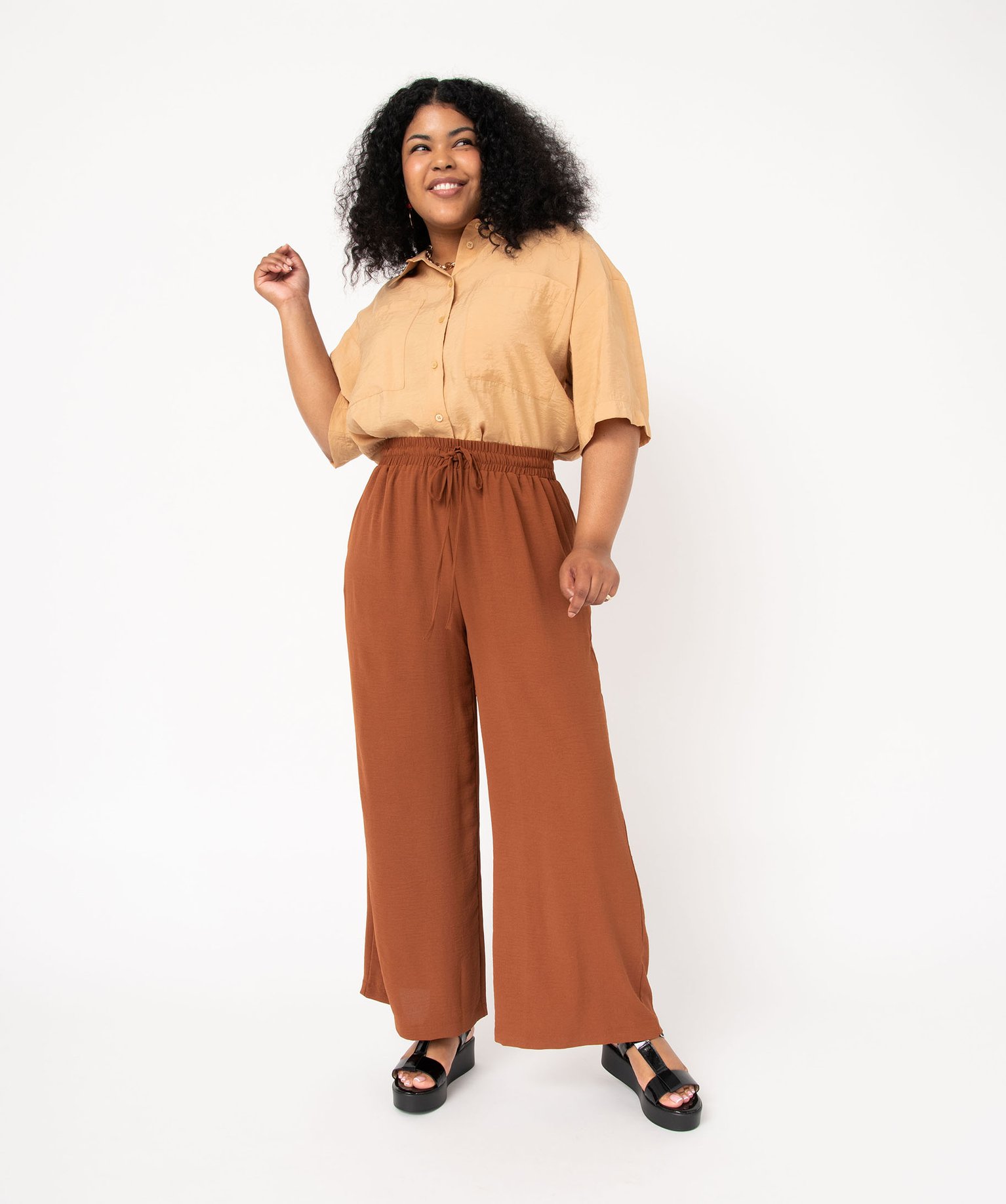 Pantalon femme confort - ceinture élastique - facile à enfiler