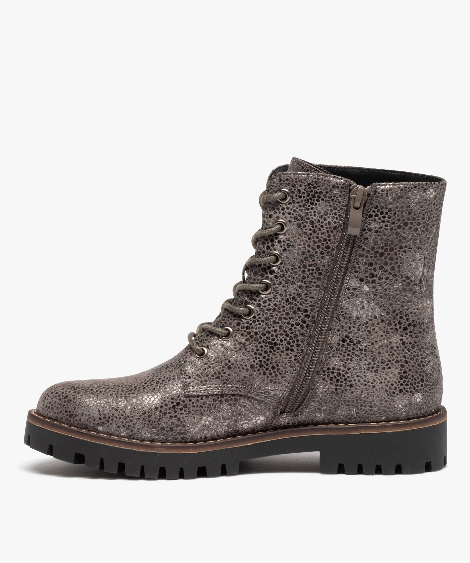 Boots femme grise shop