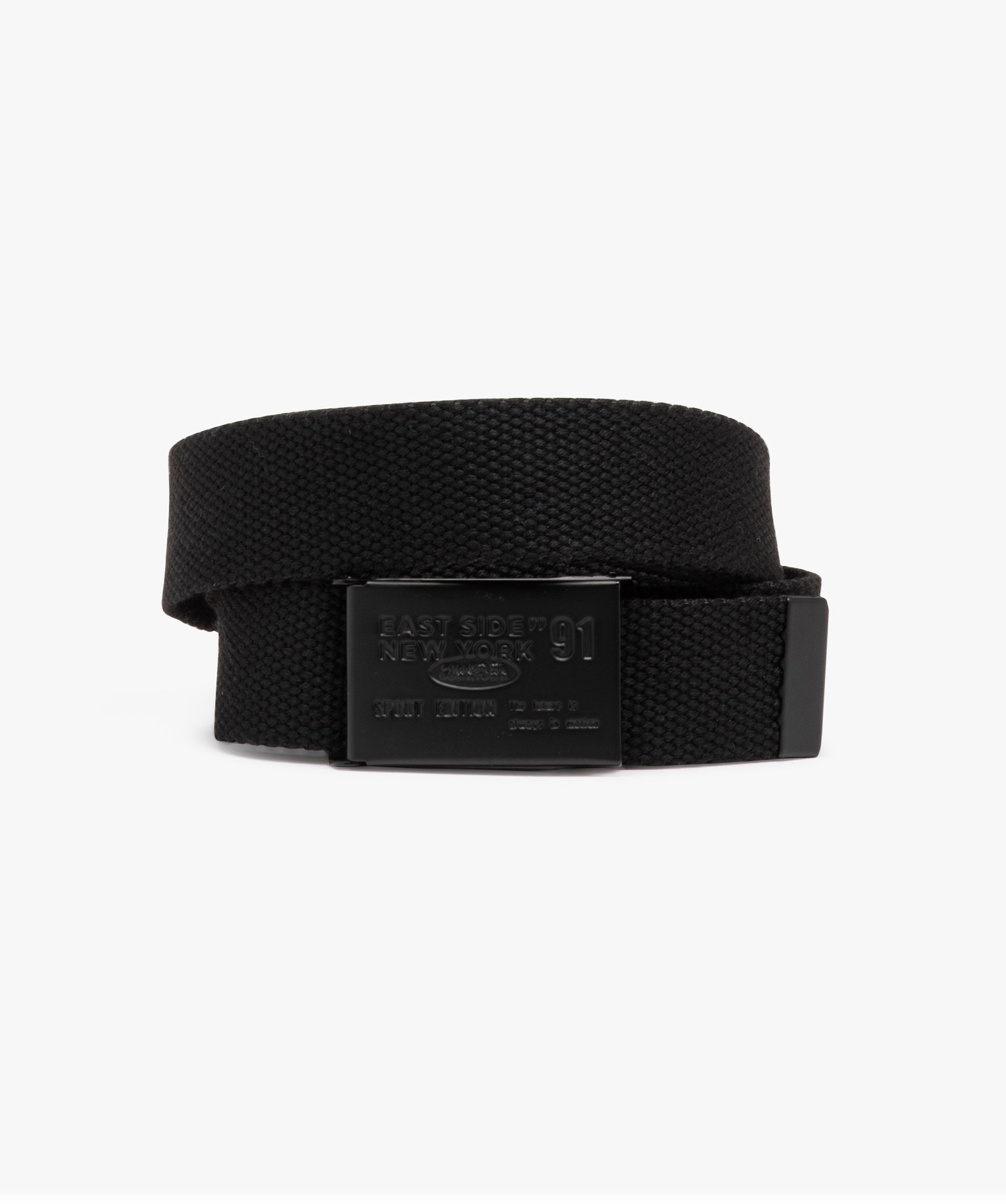 ceinture sangle avec boucle en metal grave garcon noir garcon