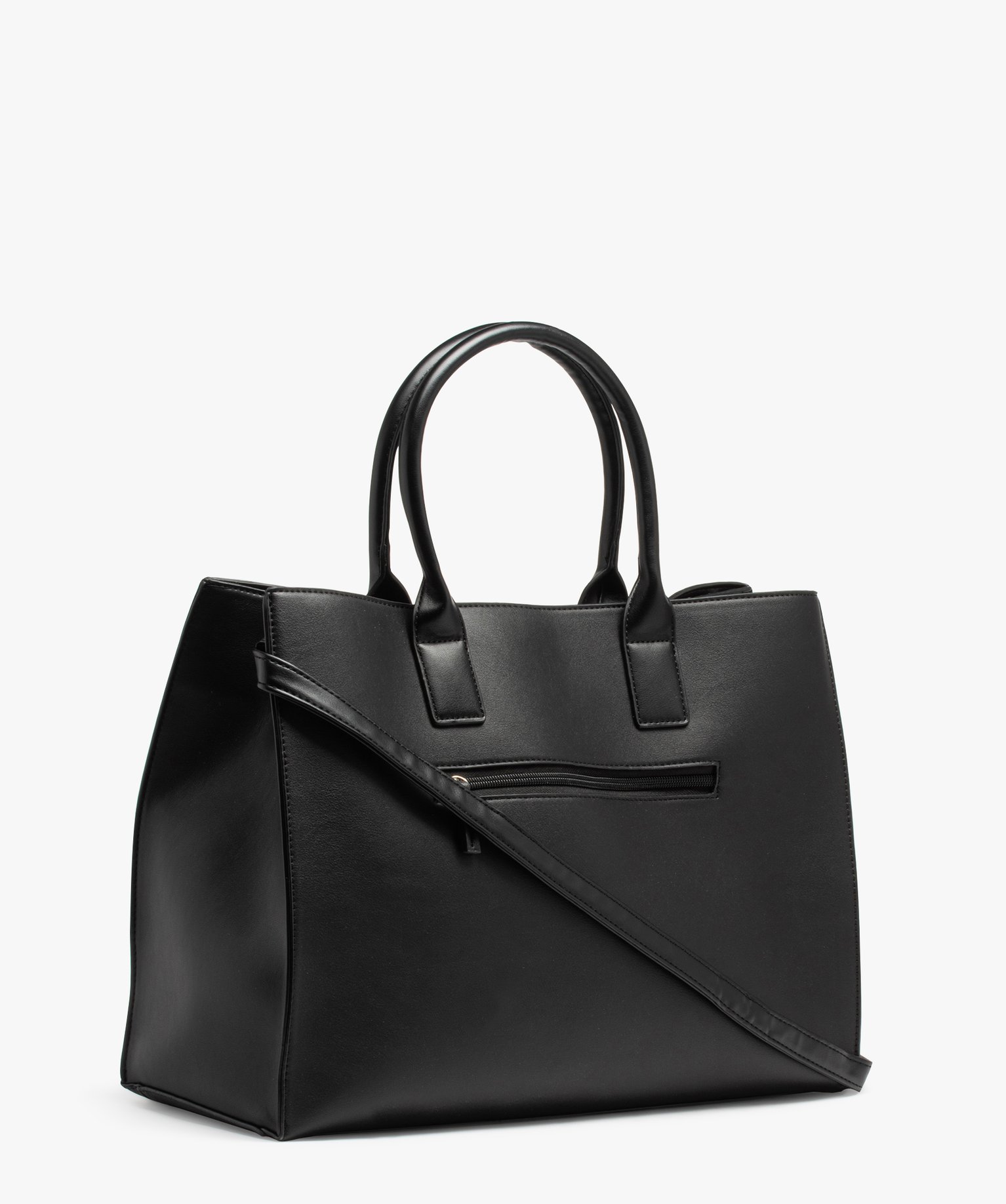 sac a main grand format avec bandouliere amovible femme noir standard sacs a main femme GEMO