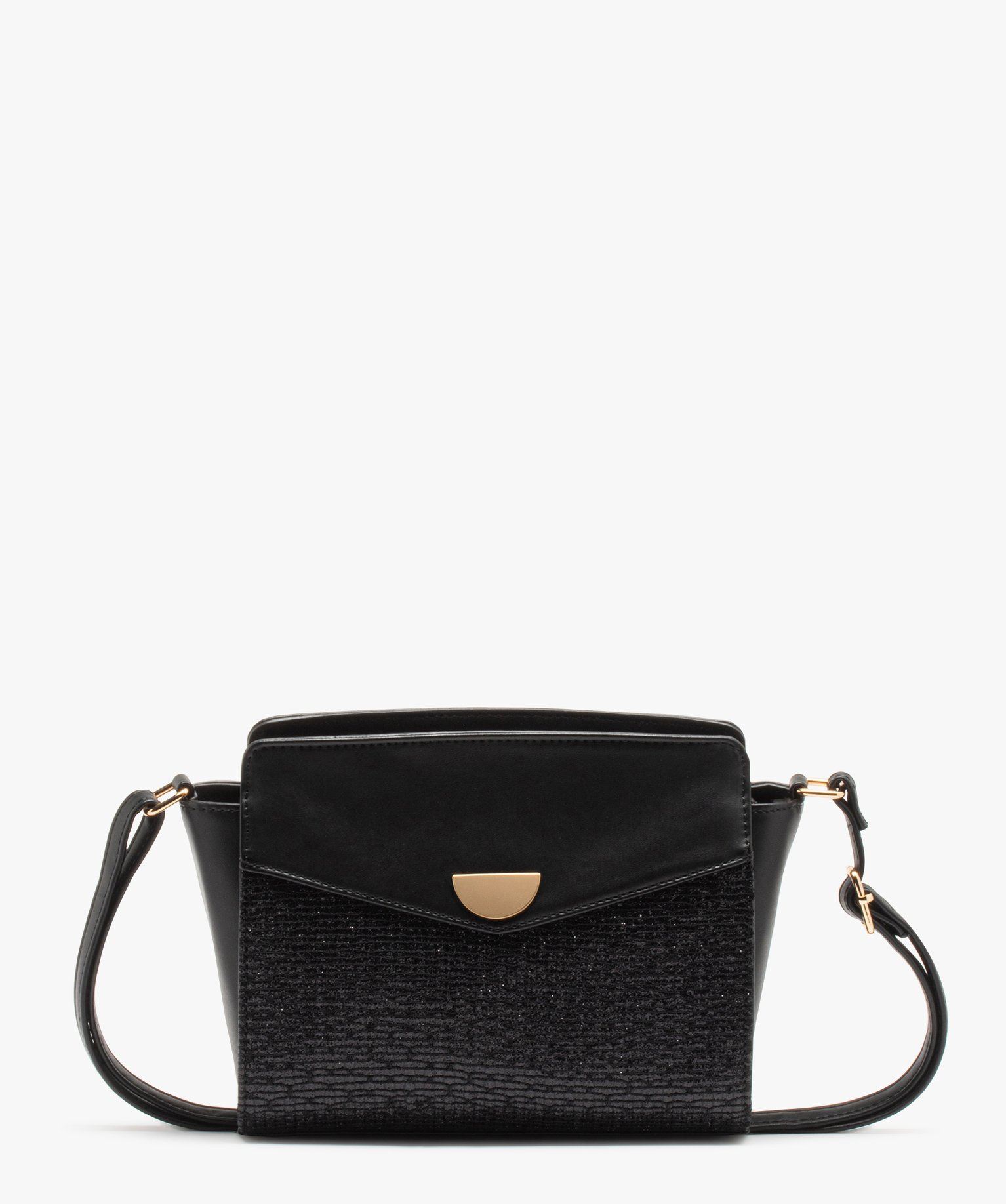 sac besace bimatiere femme noir standard sacs bandouliere