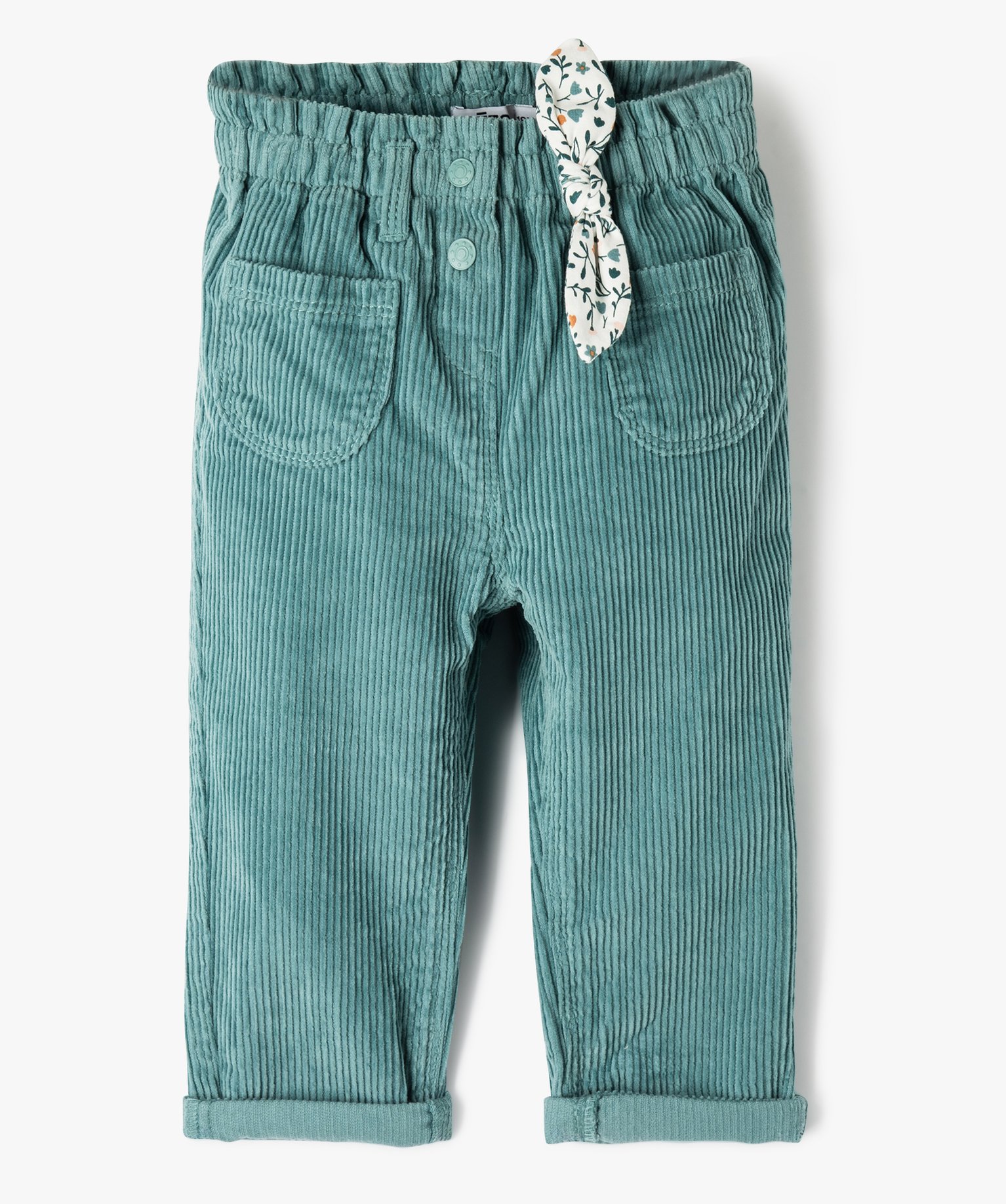 Pantalon velours sales bebe fille