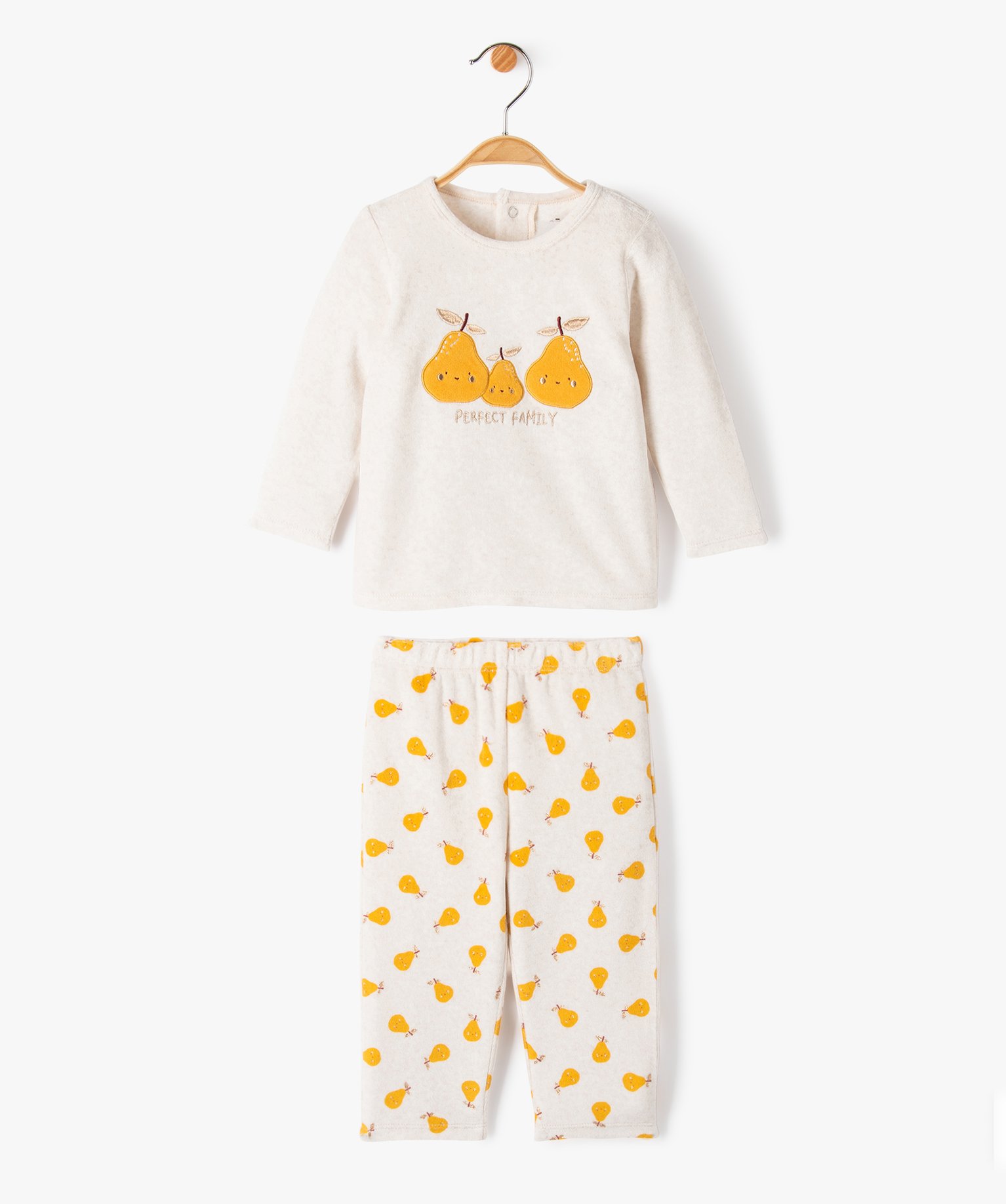 Pyjama velours family garçon