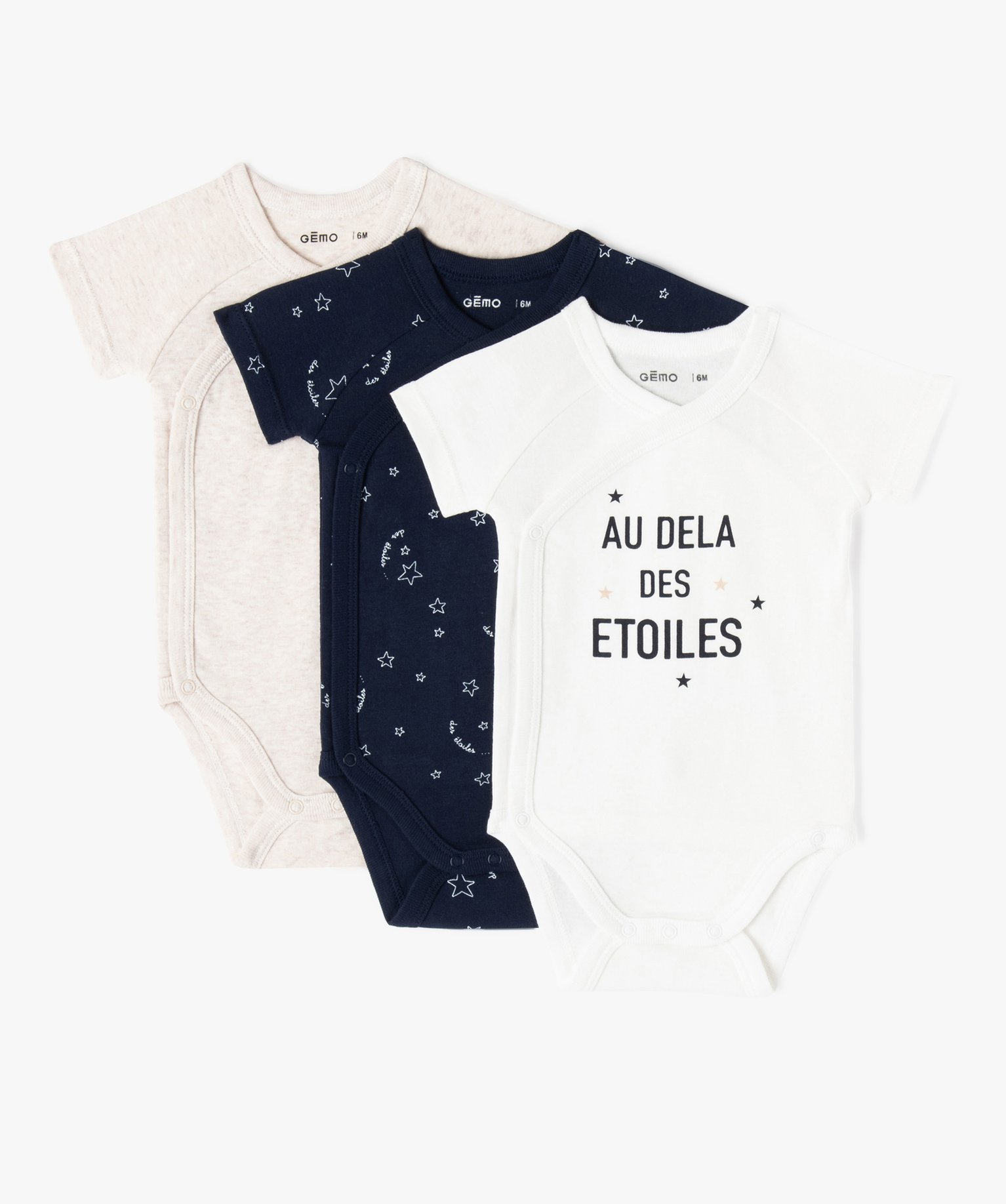Body bébé croisé manche courte best sale