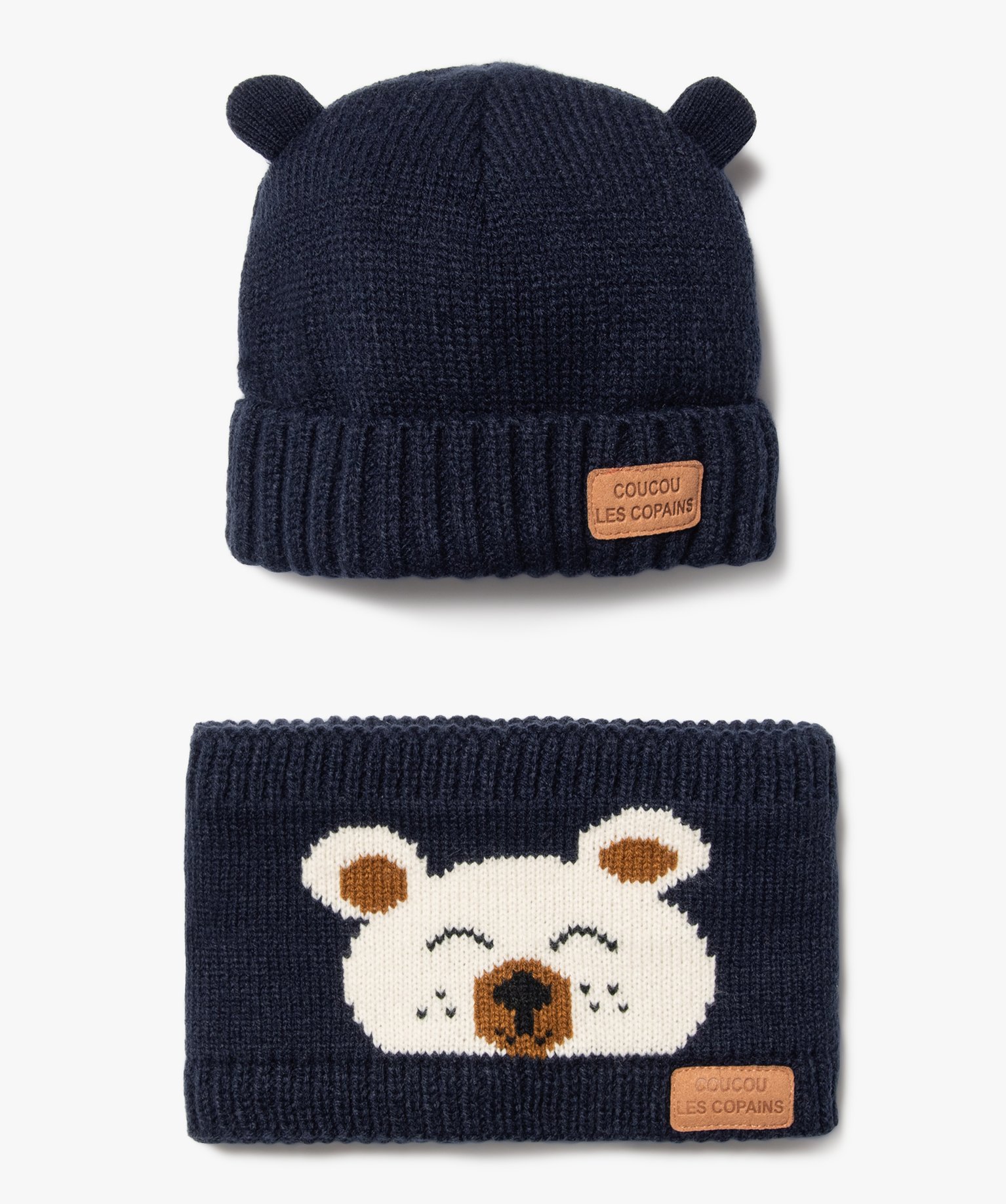 ensemble accessoires hiver bebe garcon bleu standard bebe GEMO