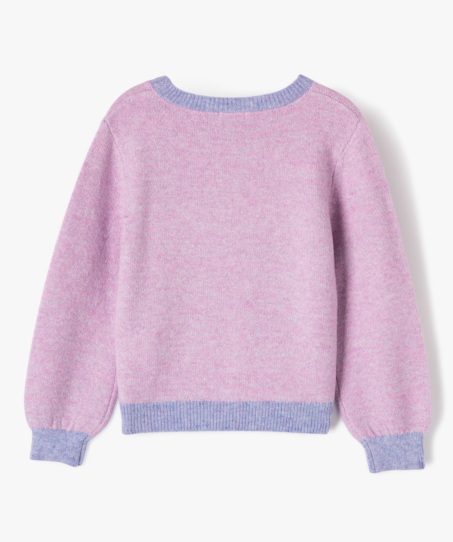 Pull rose pailleté deals