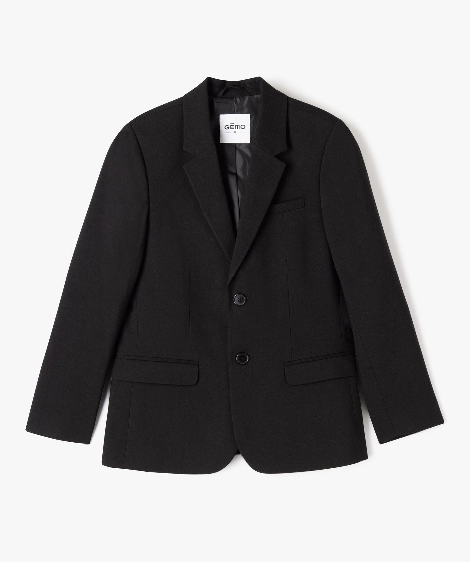 veste de costume garcon fermeture deux boutons noir standard