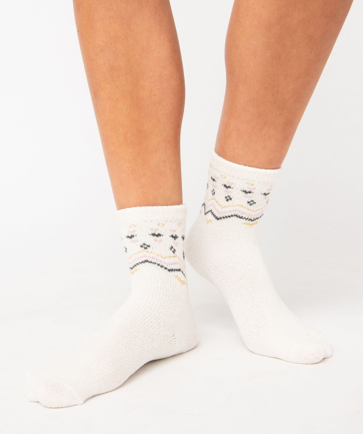 Chaussette bouclette femme clearance