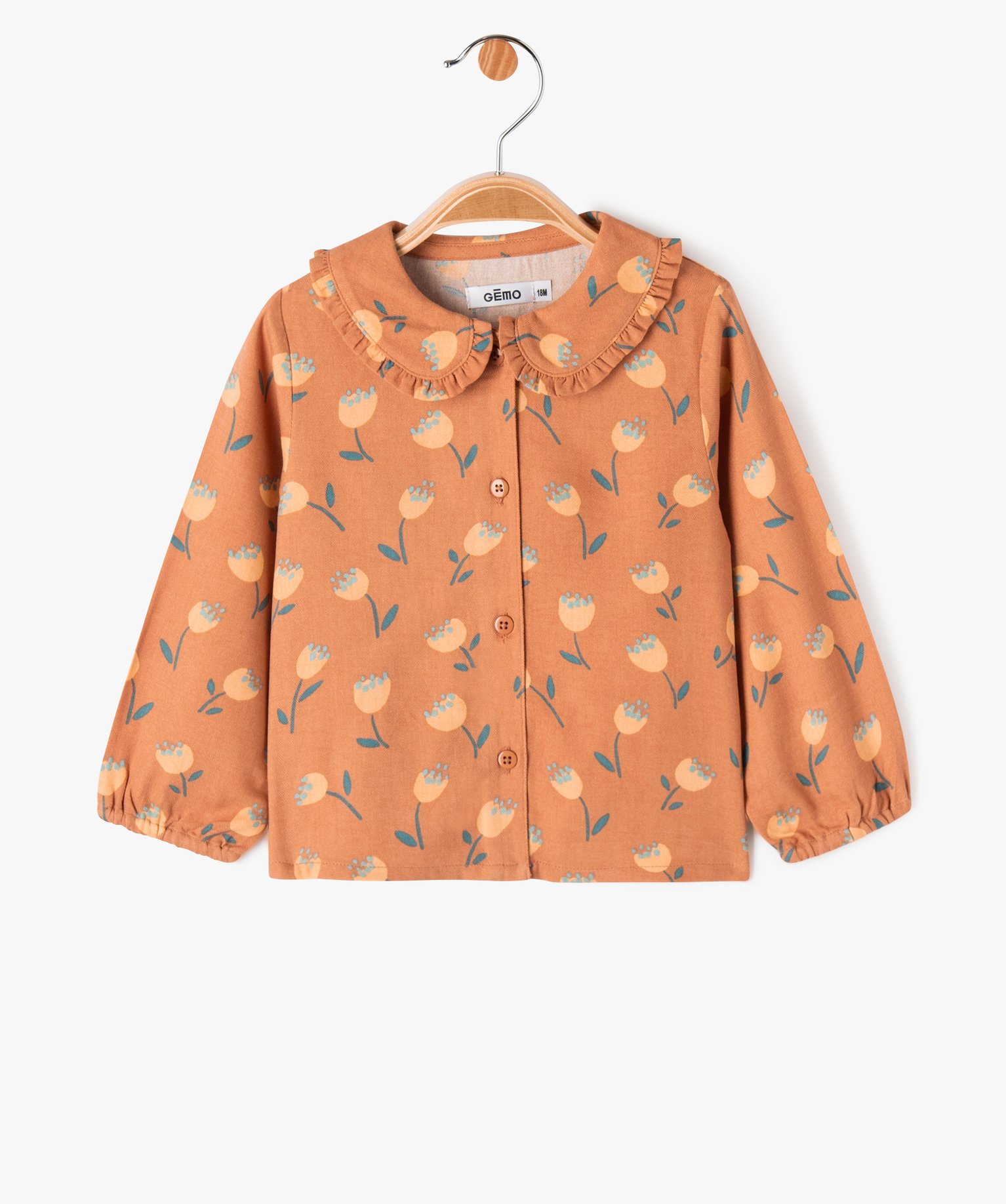 Blouse col claudine fille 2025
