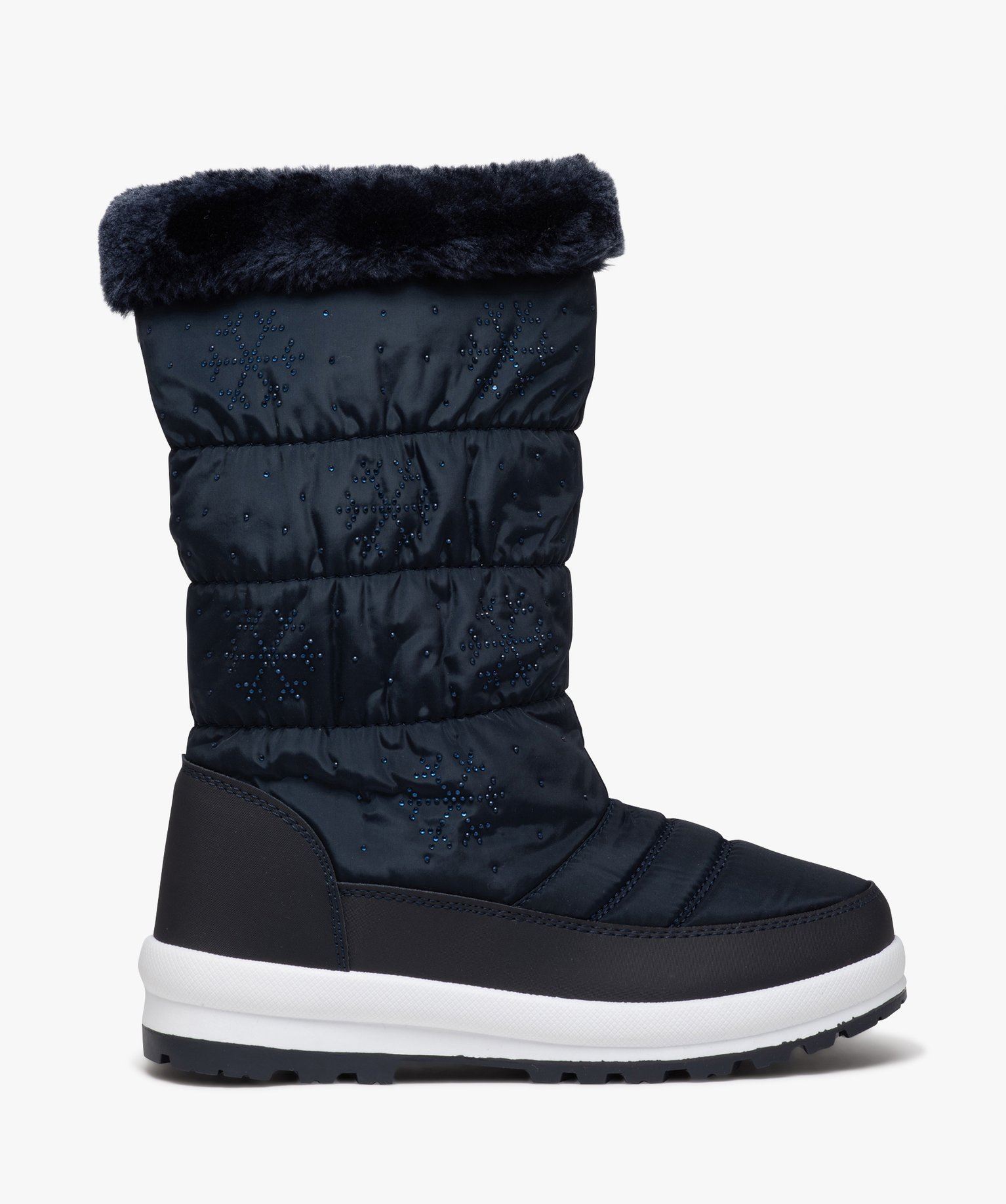 Femme Neige Boot FourrÃ©e Femme Apres-ski Femme Unis A Semelle