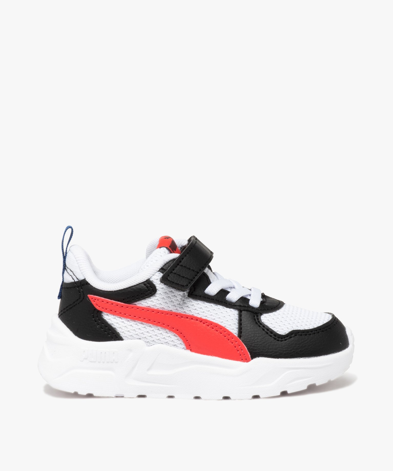 baskets garcon tricolores a scratch avec semelle epaisse puma blanc chine baskets garcon GEMO