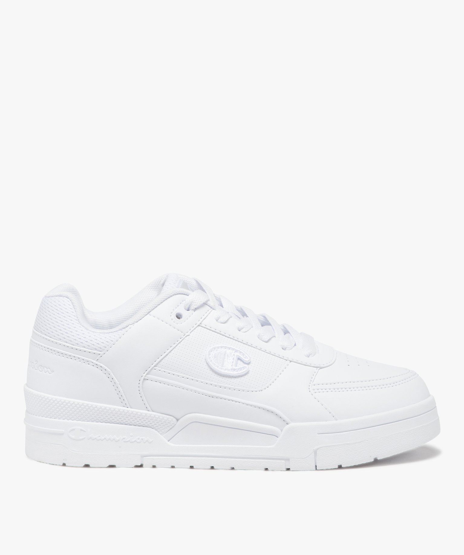 baskets basses unies look retro homme - champion rebound heritage blanc chine