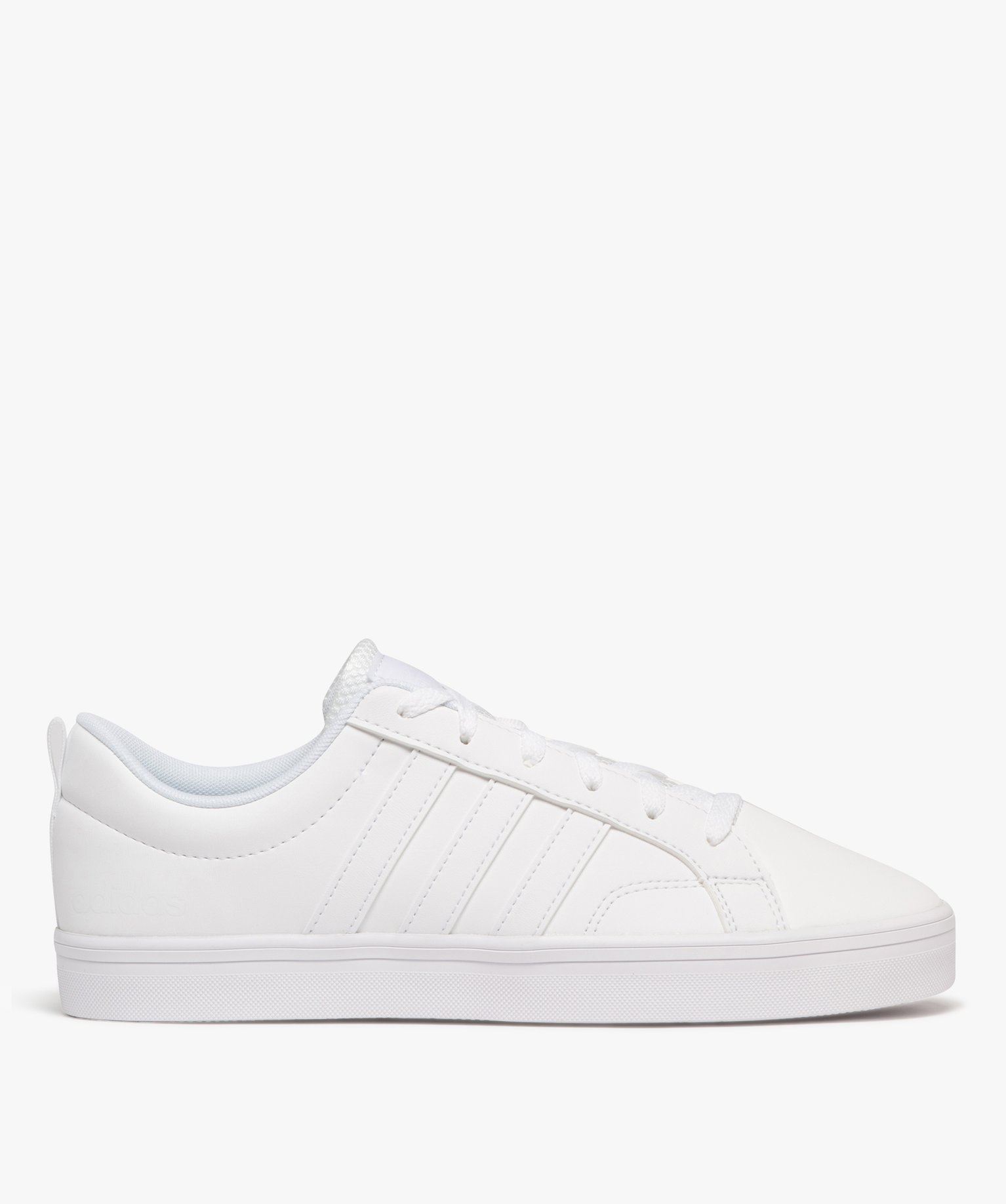 baskets homme unies a lacets languette en mesh vs pace - adidas blanc chine baskets adidas