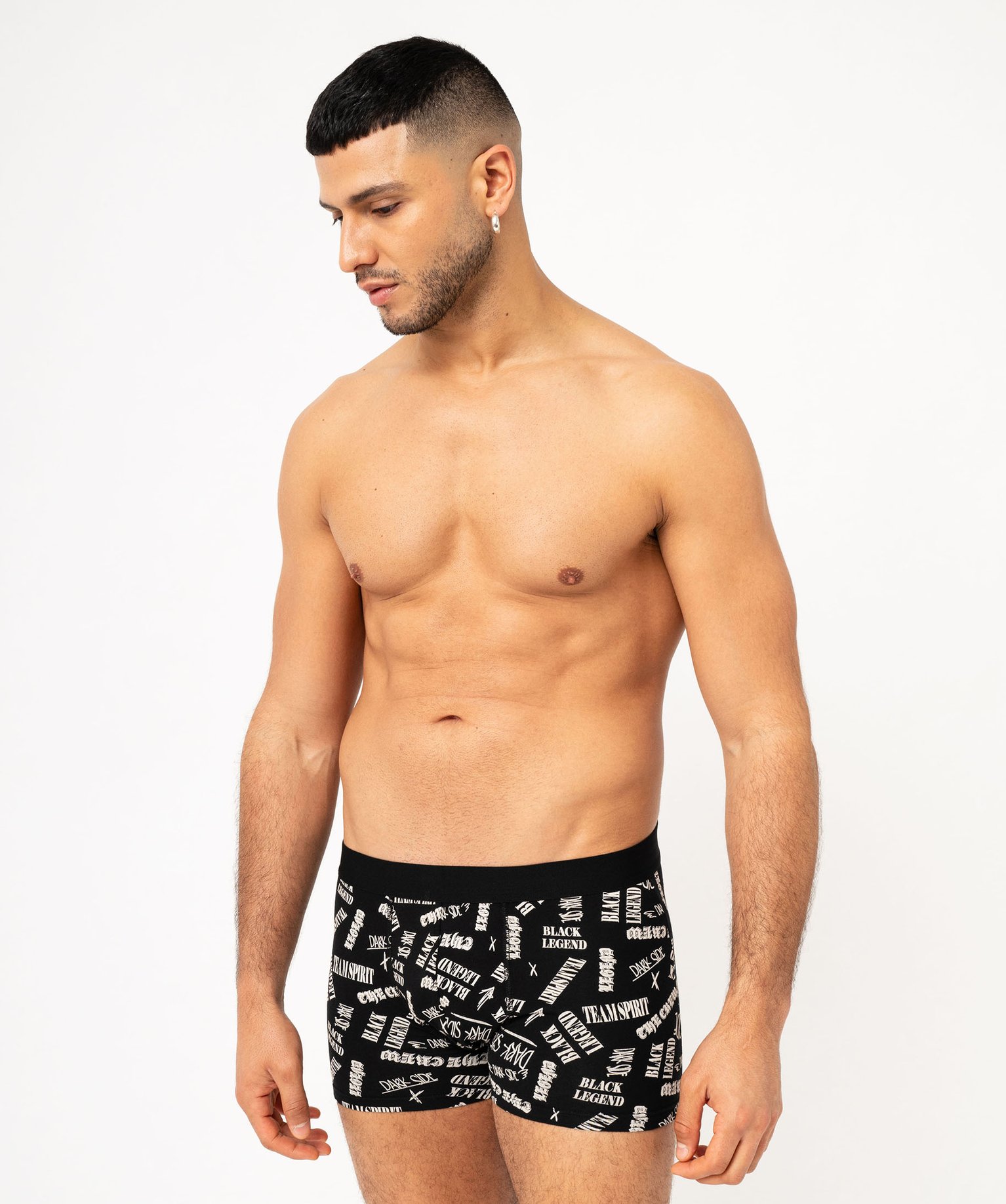 boxers en coton stretch homme lot de 2 noir boxers et calecons homme GEMO