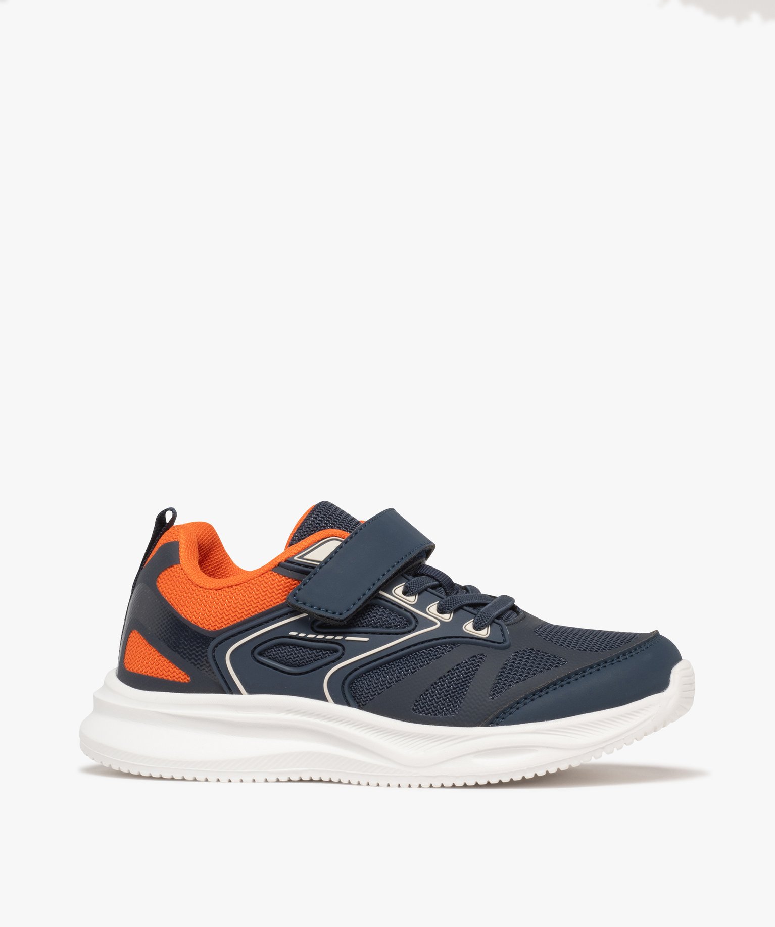 baskets garcon a scratch style running a semelle epaisse bleu baskets garcon GEMO
