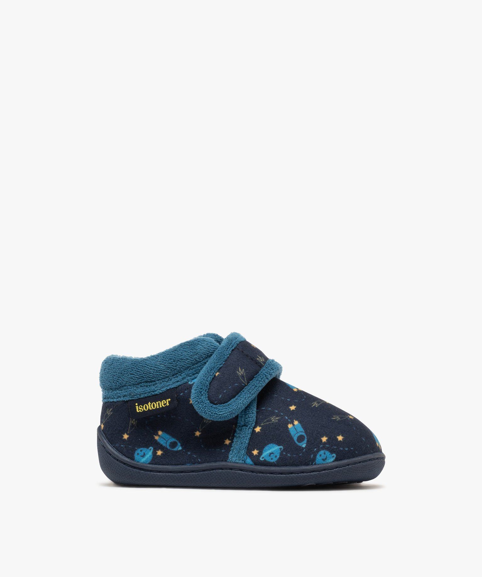 chaussons bottillons avec motifs de l’espace garcon - isotoner bleu standard