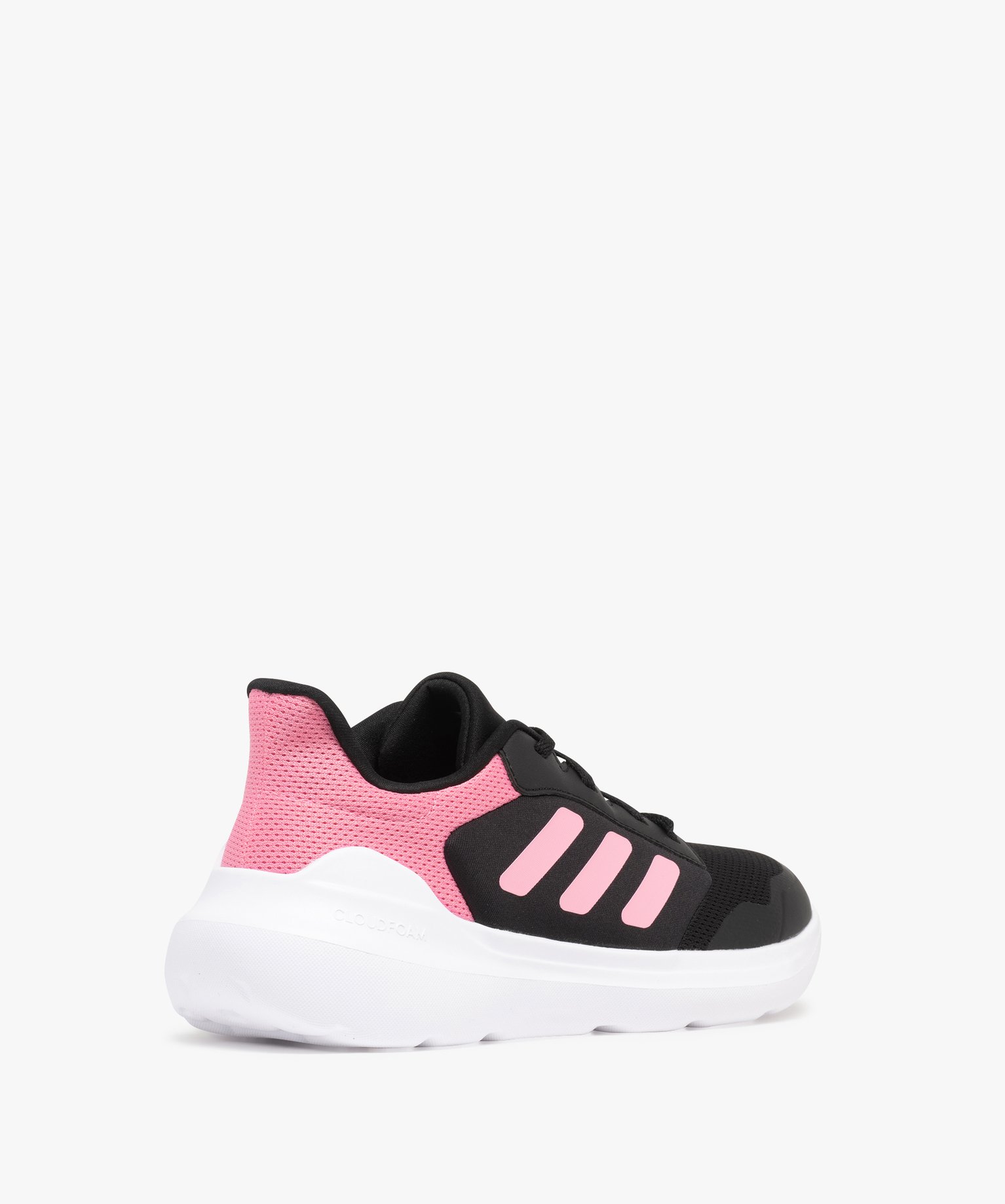 baskets fille running dessus en mesh et a bandes laterals contrastantes tensaur run adidas noir vif baskets fille GEMO