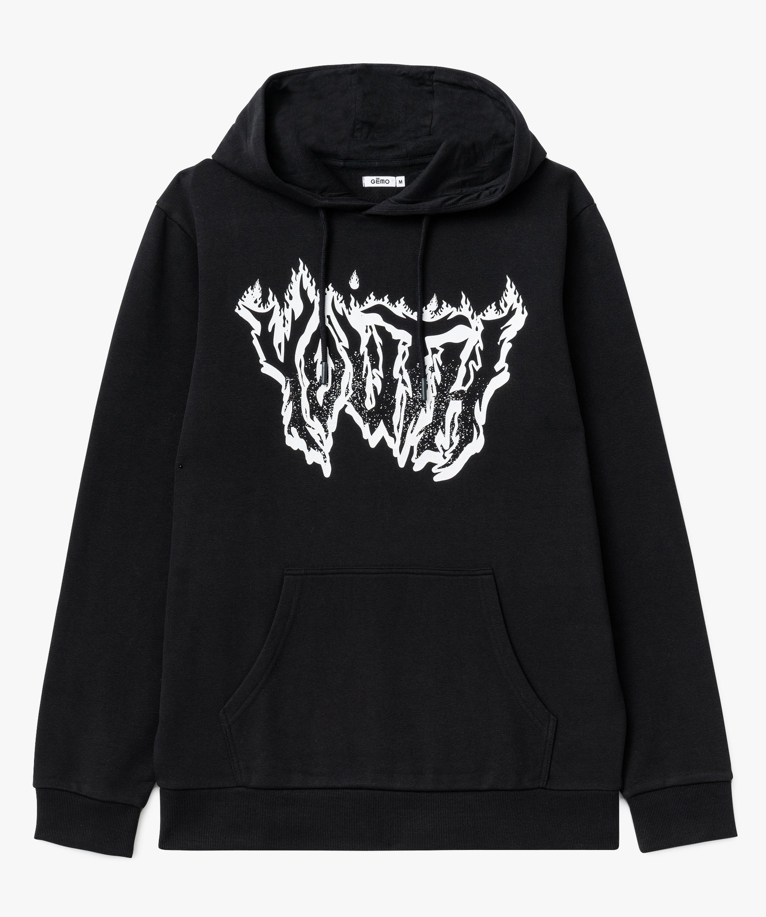 sweat a capuche avec motif homme noir sweats homme GEMO