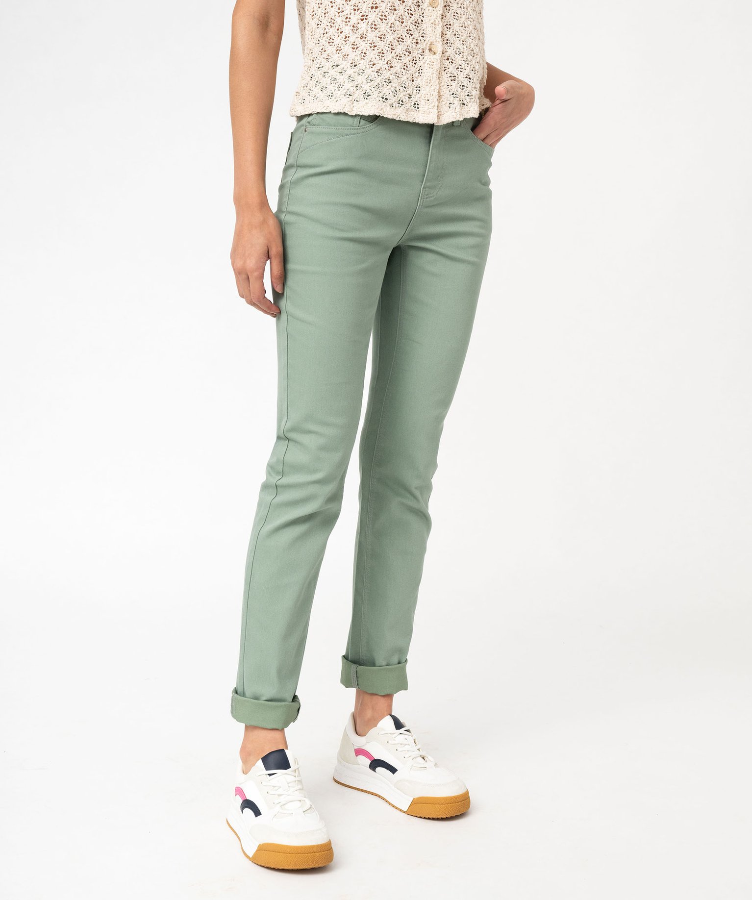 Pantalon coupe regular outlet