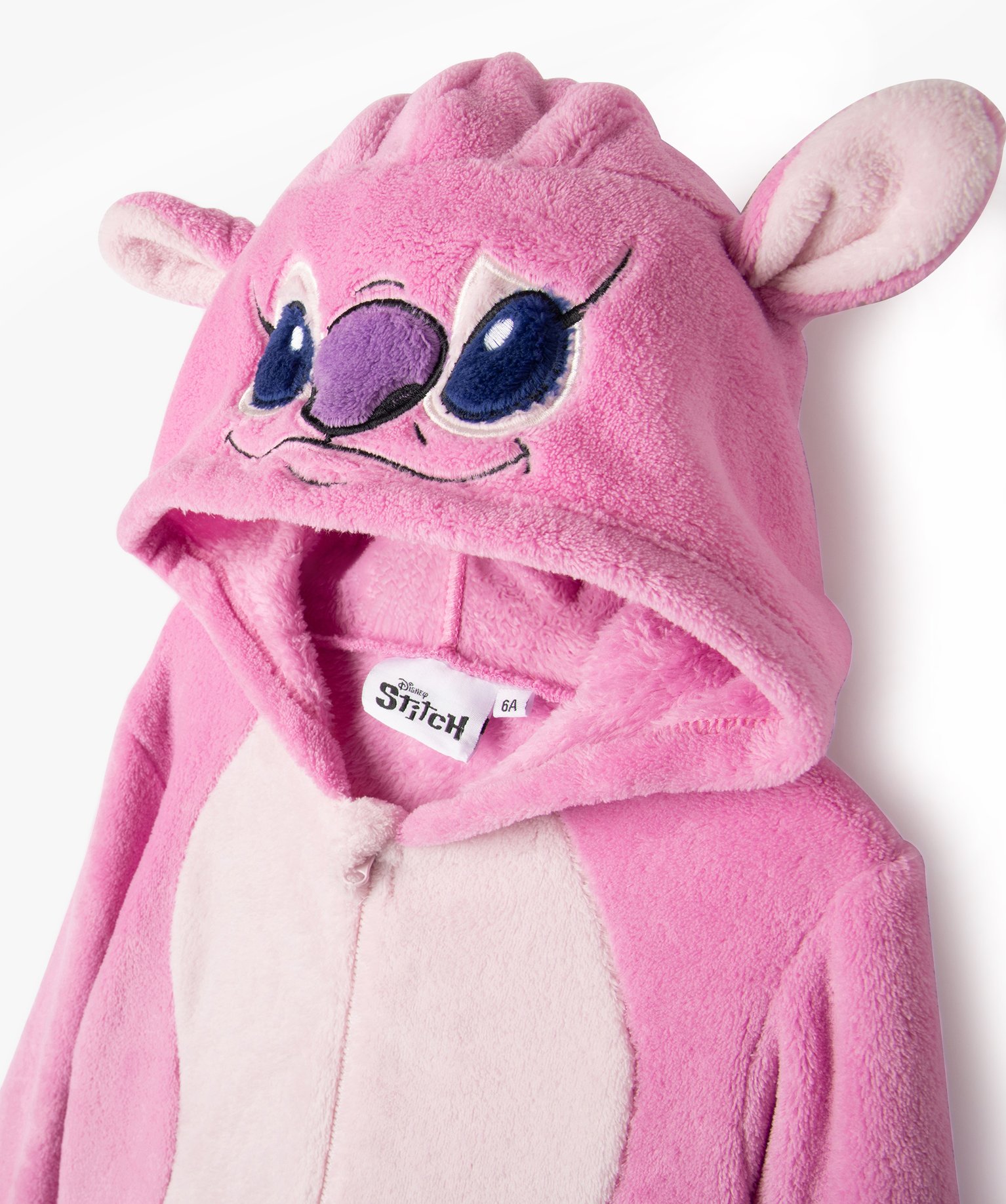 combinaison pyjama a capuche fille stitch rose fille GEMO