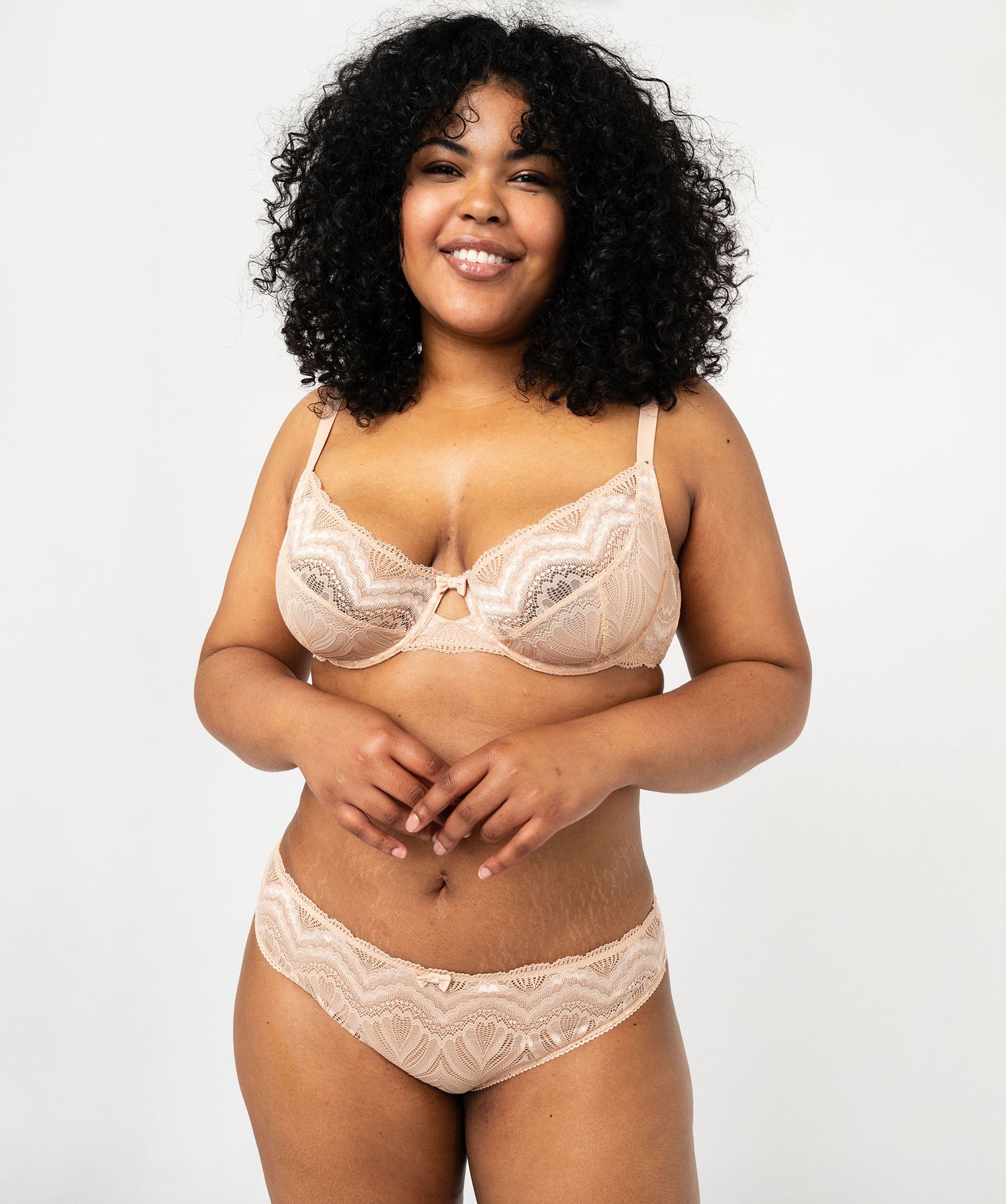 culotte en dentelle femme grande taille beige culottes femme GEMO