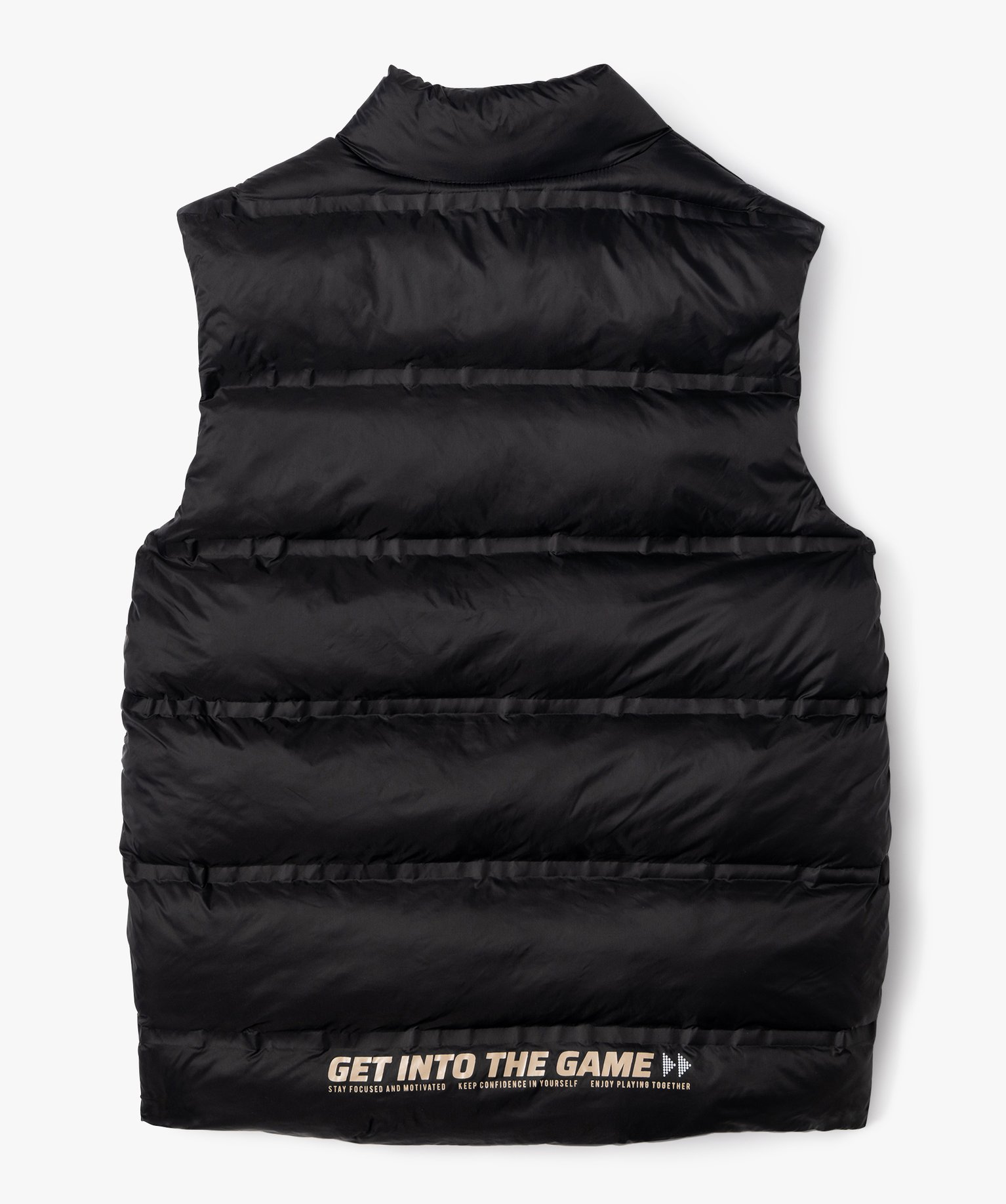 doudoune sans manches a col cheminee garcon noir blousons et vestes garcon GEMO