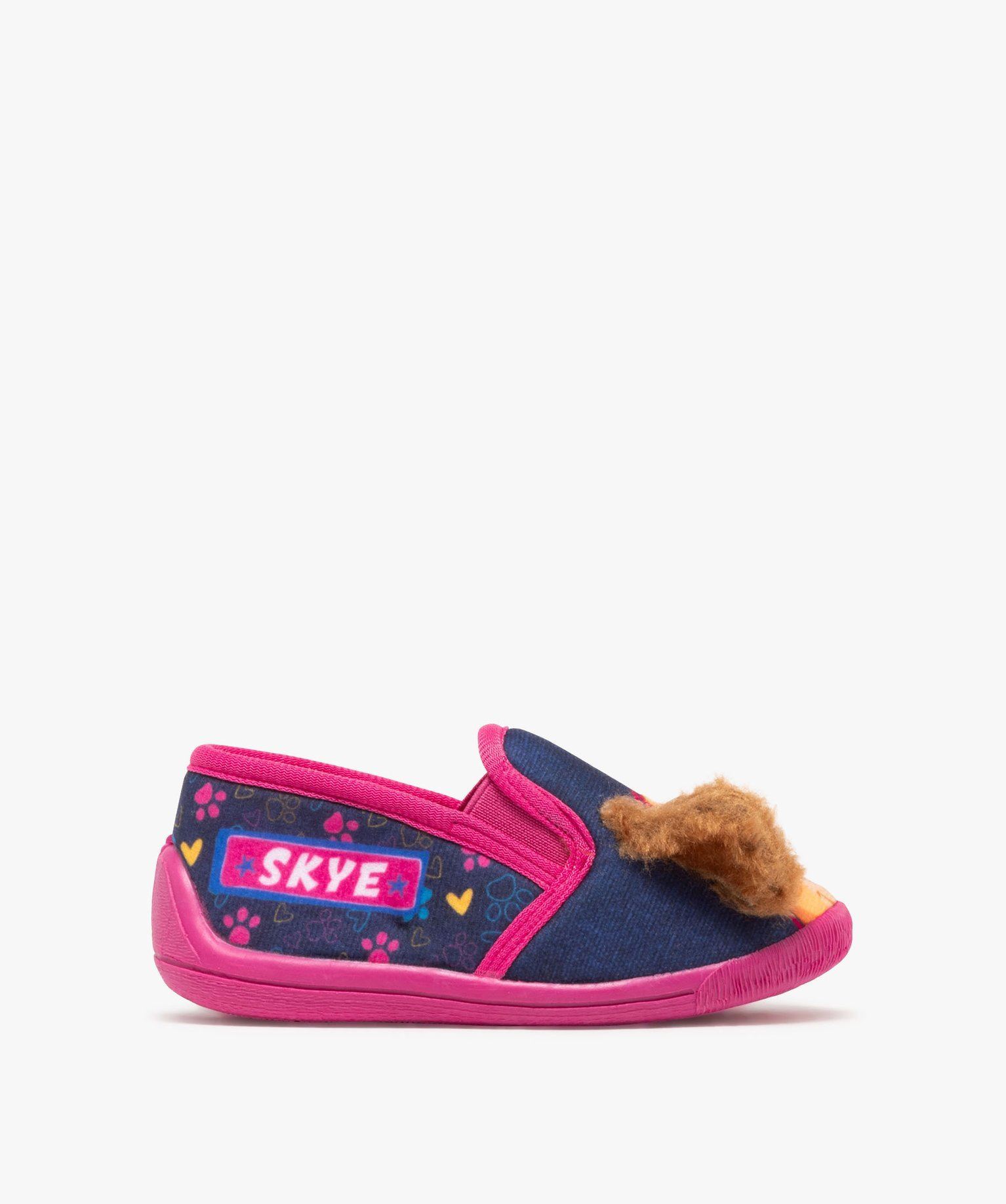 chaussons enveloppants avec motif stella fille - pat patrouille rose standard